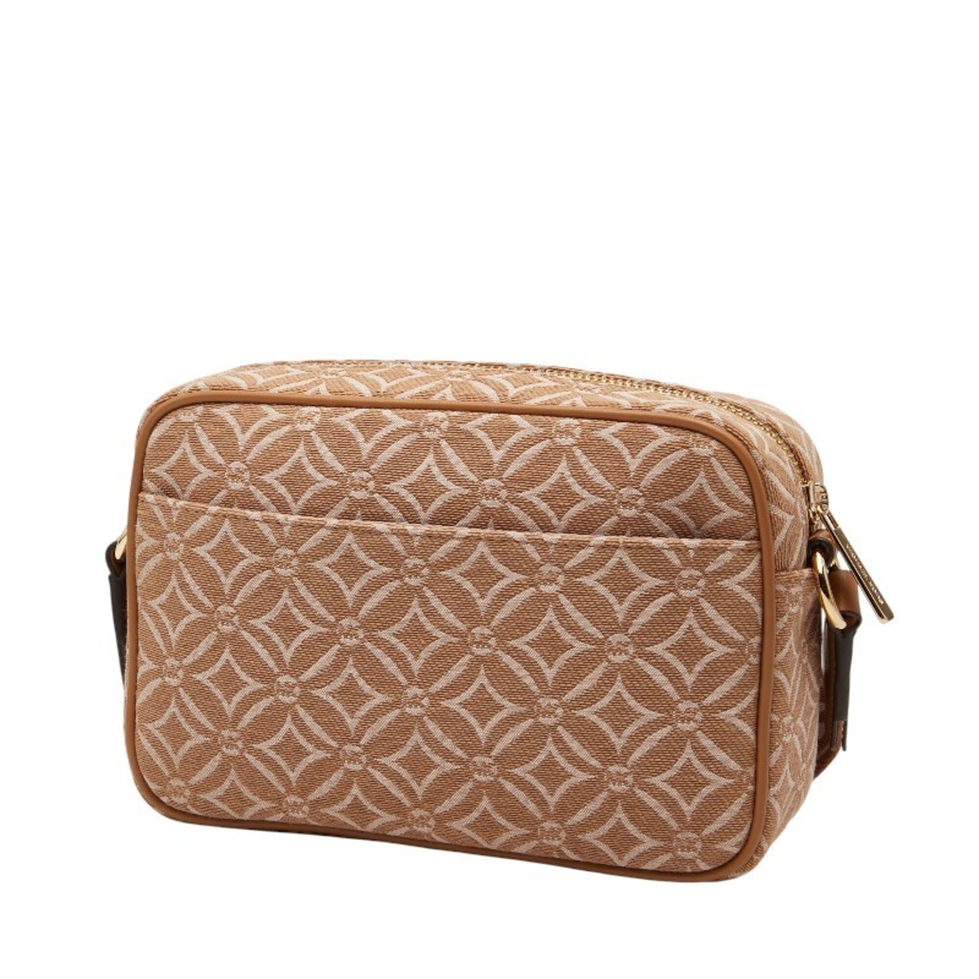 Michael Kors Brown Canvas Leather Pouch Shoulder Bag (Pre-Owned)