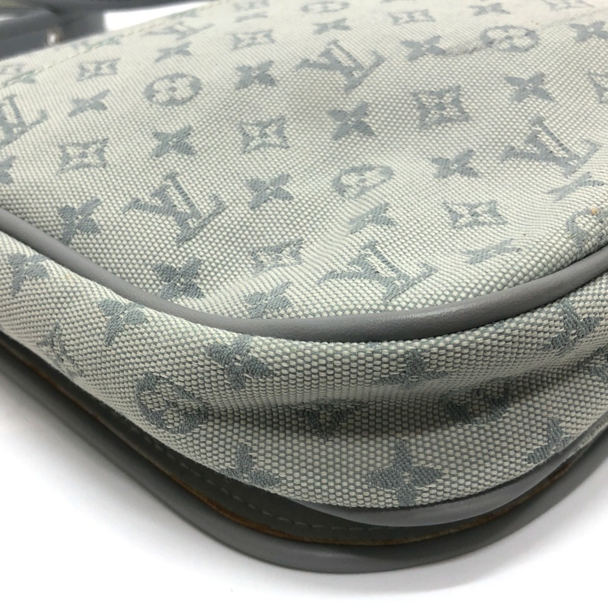 Louis Vuitton Blue Monogram Yellow Monogram Mini Pochette Shoulder Bag (Pre-Owned)
