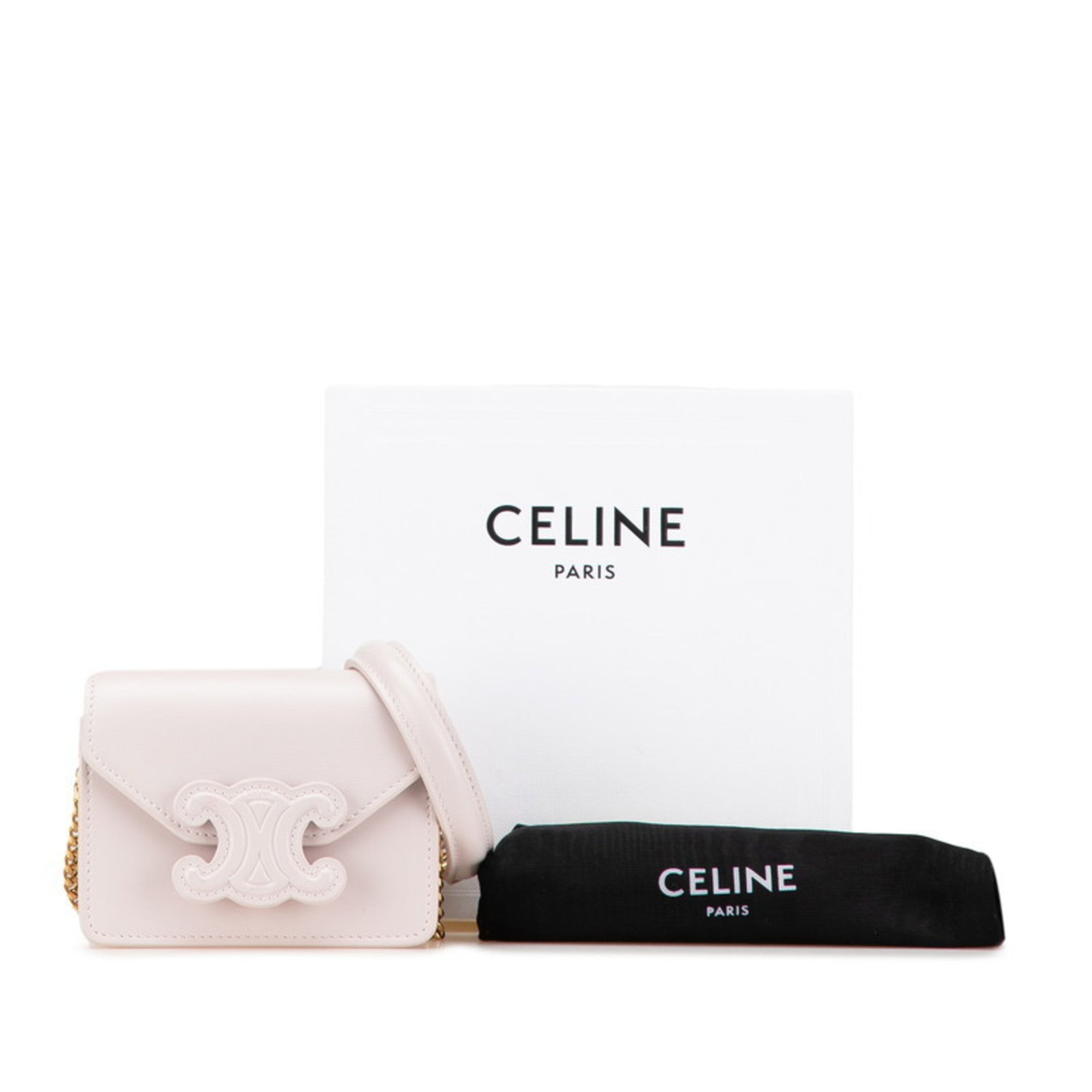 Celine Pink Leather Shoulder Bag (Pre-Owned)