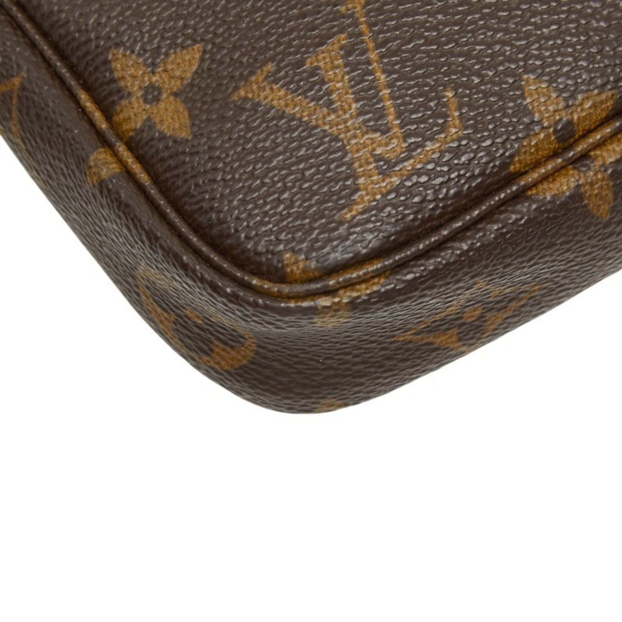 Louis Vuitton Brown Monogram Monogram Handbag Pochette Pouch (Pre-Owned)