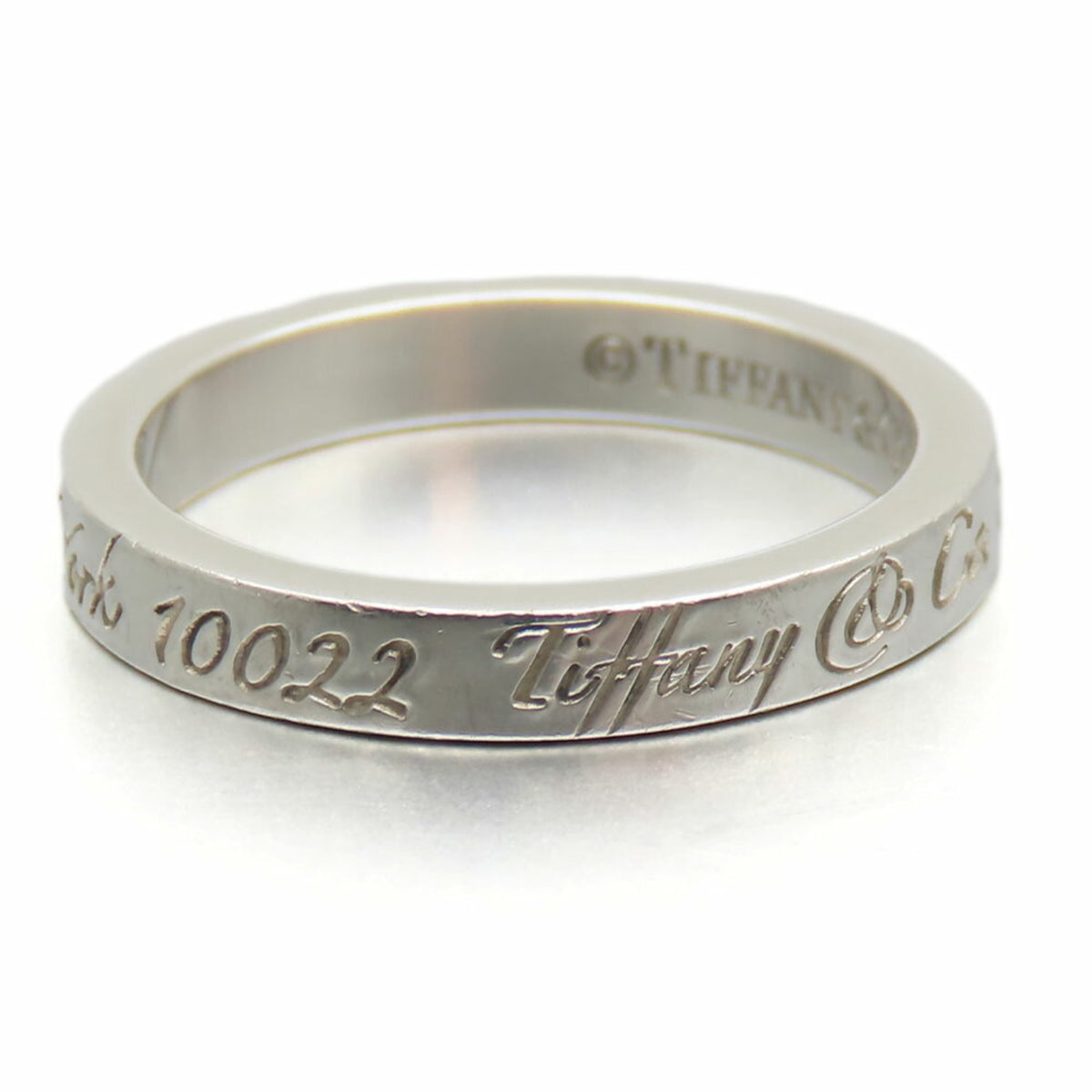 Tiffany Silver 925 Band Ring (Pre-Owned)