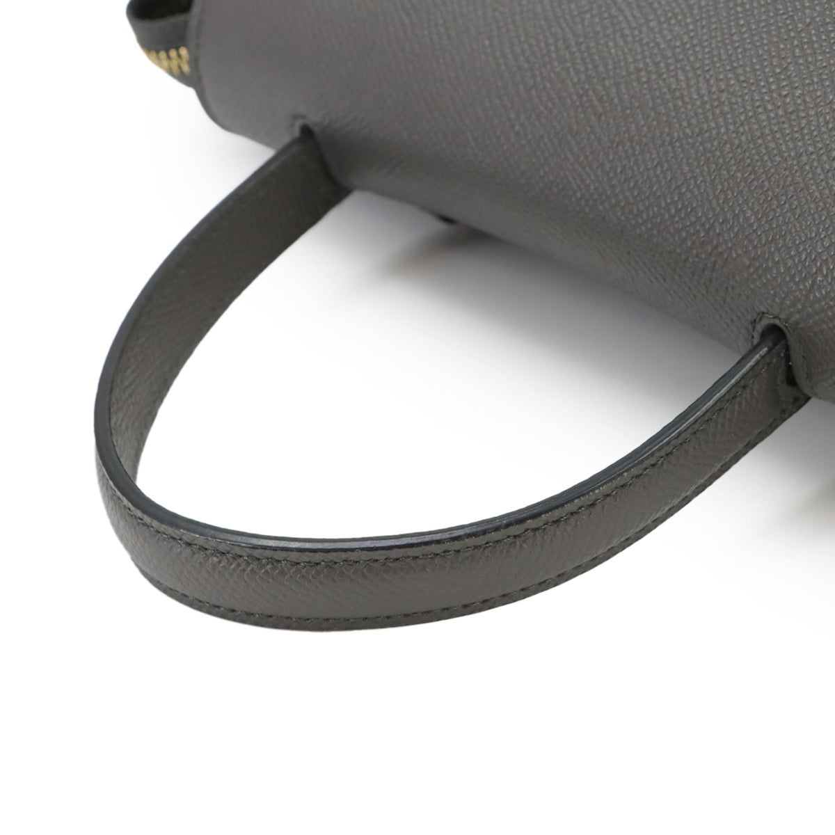 Celine Gray Leather Fanny Pack Handbag (Pre-Owned)