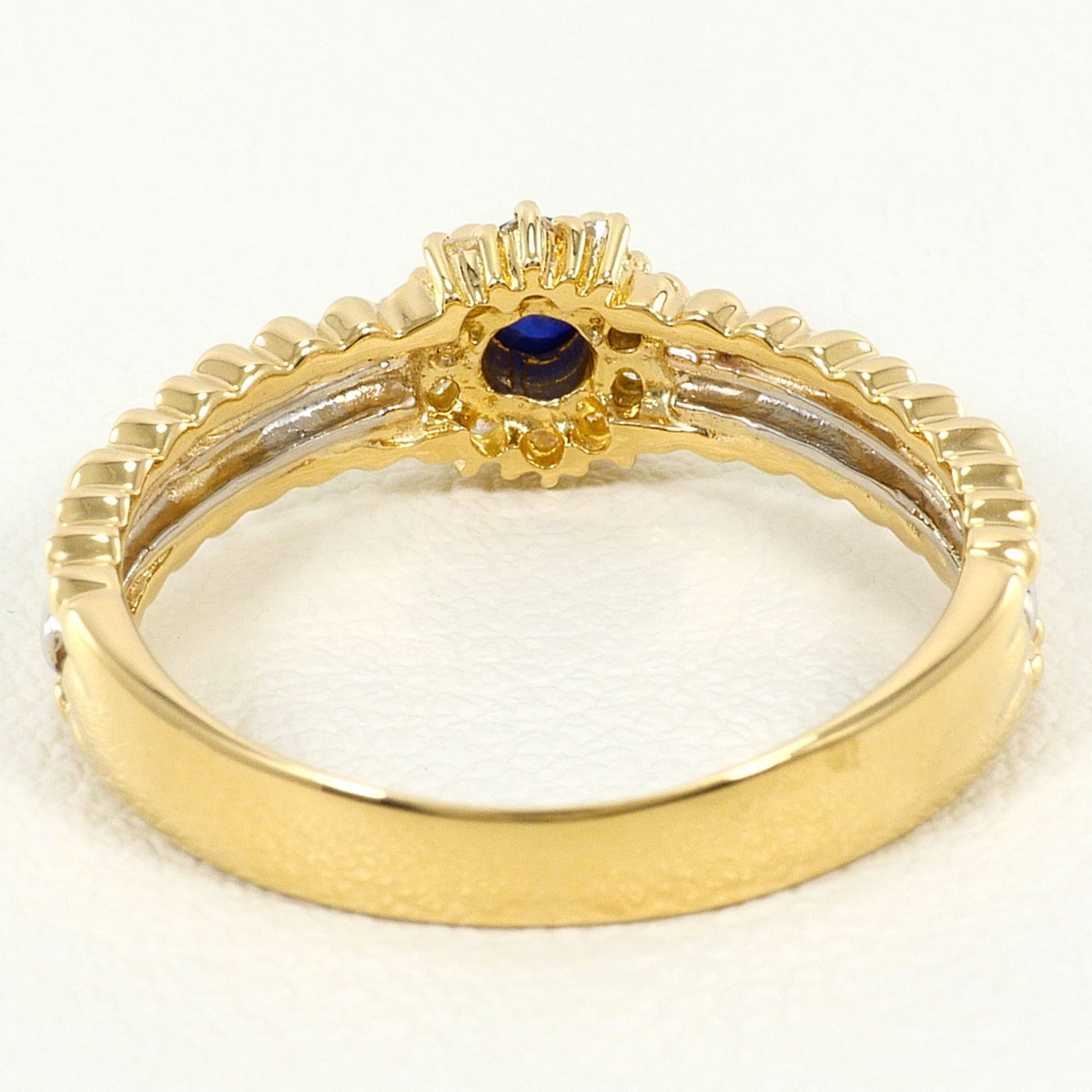 Unbranded Platinum Yellow Gold Yellow Gold (18K) Platinum 900 Band Ring (Pre-Owned)