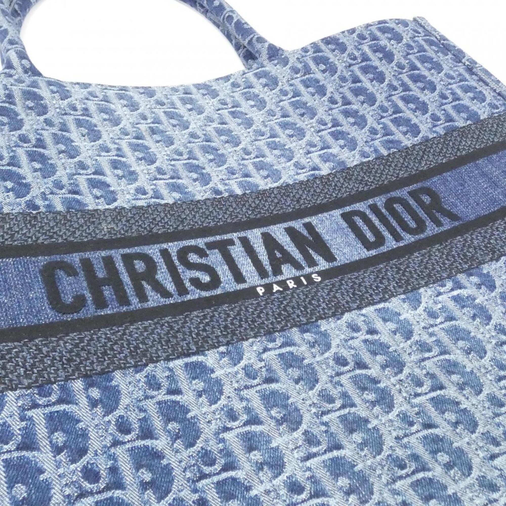 Christian Dior Blue Denim Handbag (Pre-Owned)