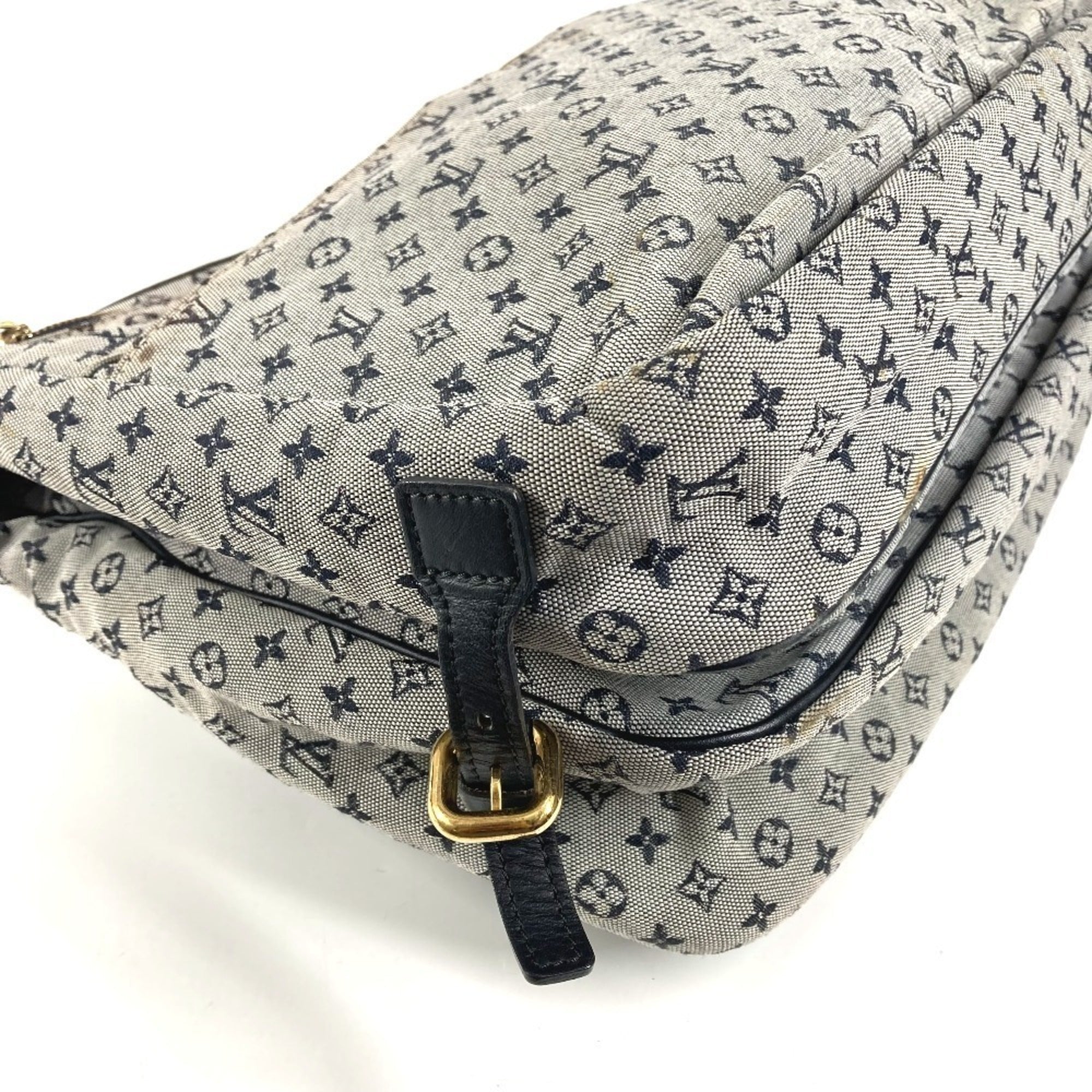 Louis Vuitton Navy Monogram Mini Messenger Bag Shoulder Bag (Pre-Owned)