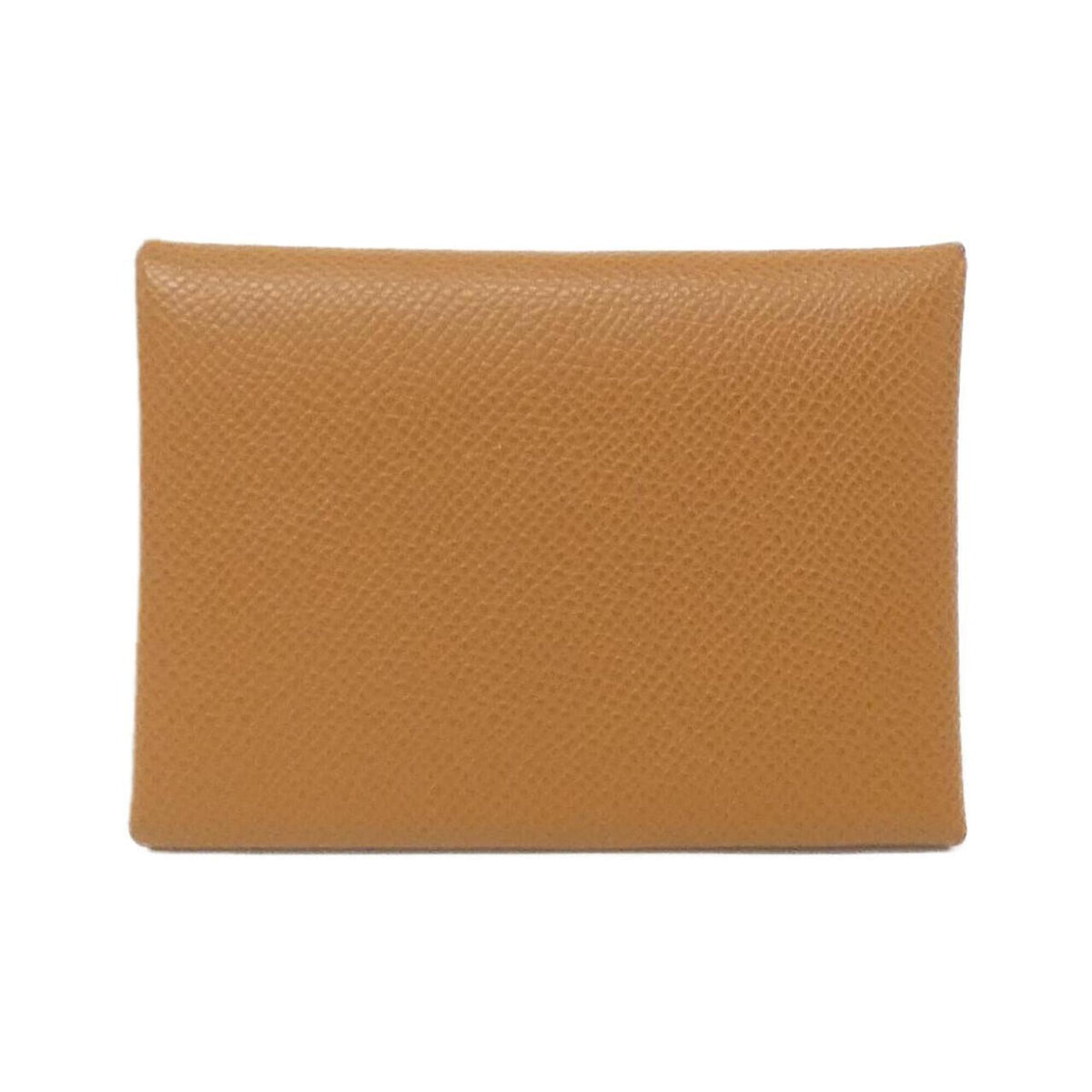 Hermes Gold Brown Epsom Leather Coin Purse/Coin Case (Pre-Owned)