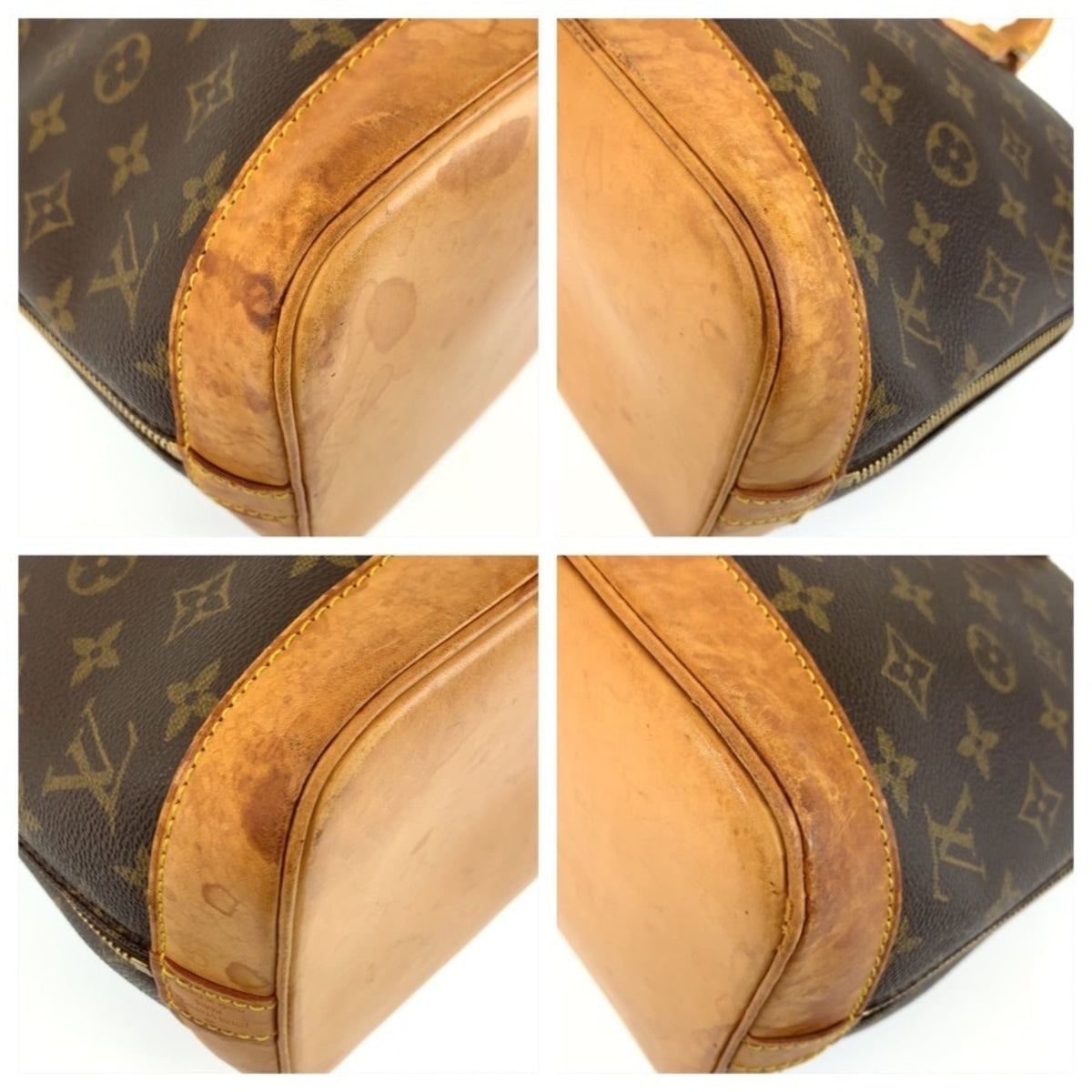 Louis Vuitton Monogram Brown Pvc Leather Handbag (Pre-Owned)