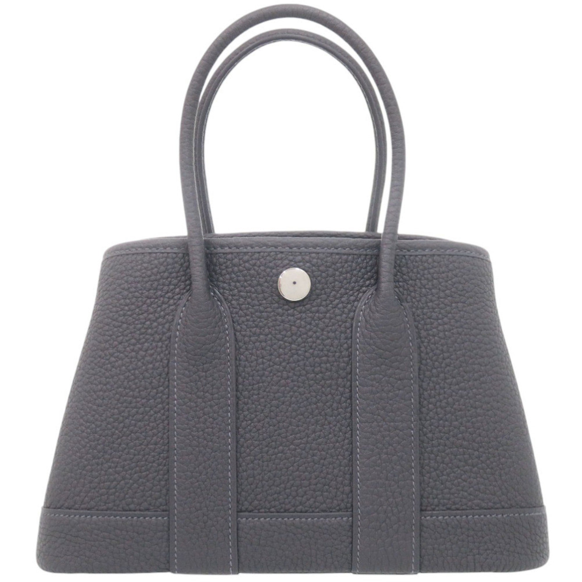 Hermes Ardoise Negonda Leather Handbag (Pre-Owned)