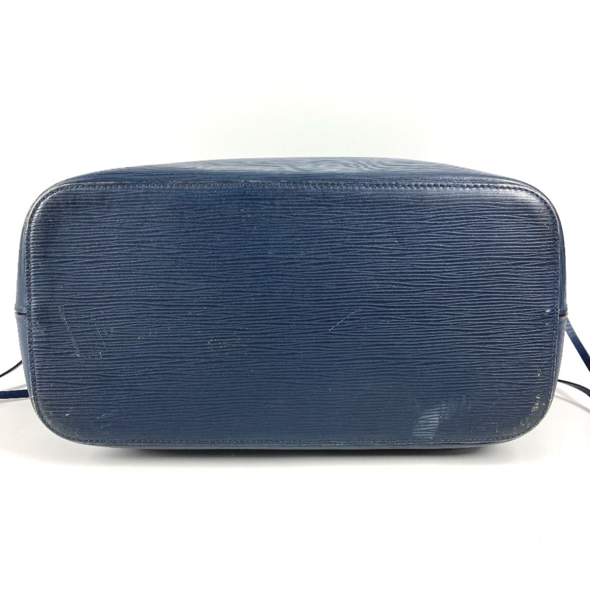 Louis Vuitton Epi Navy Epi Leather Shoulder Bag Tote Bag (Pre-Owned)