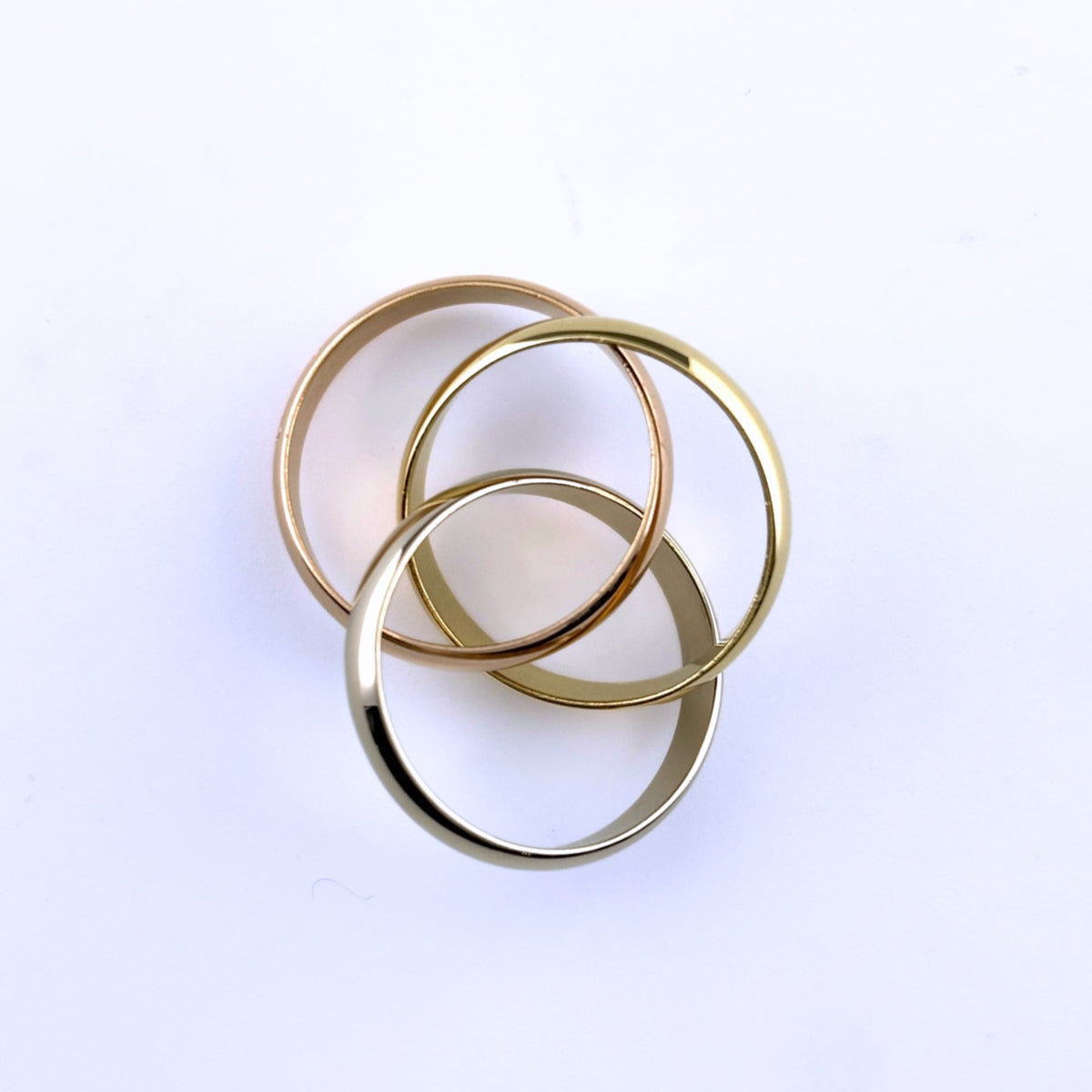 Cartier Yellow Gold (18K) Pink Gold (18K) White Gold (18K) Band Ring (Pre-Owned)