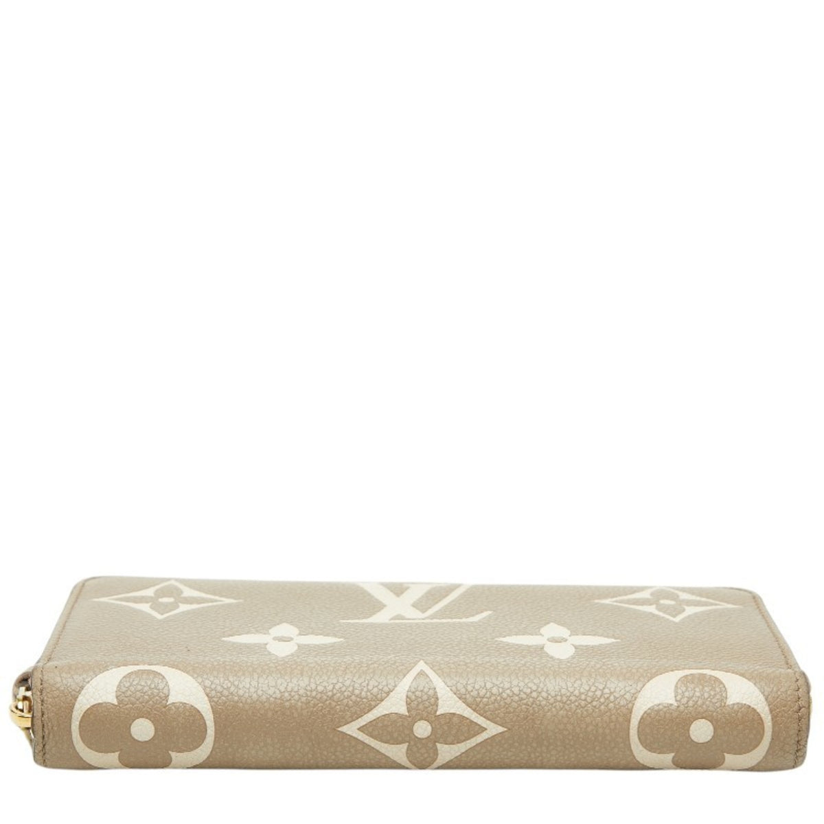 Louis Vuitton Beige Cream Tourterelle Leather Long Wallet (Bi-Fold) (Pre-Owned)