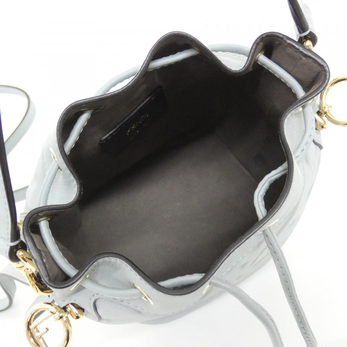 Fendi Blue Leather Handbag (Pre-Owned)