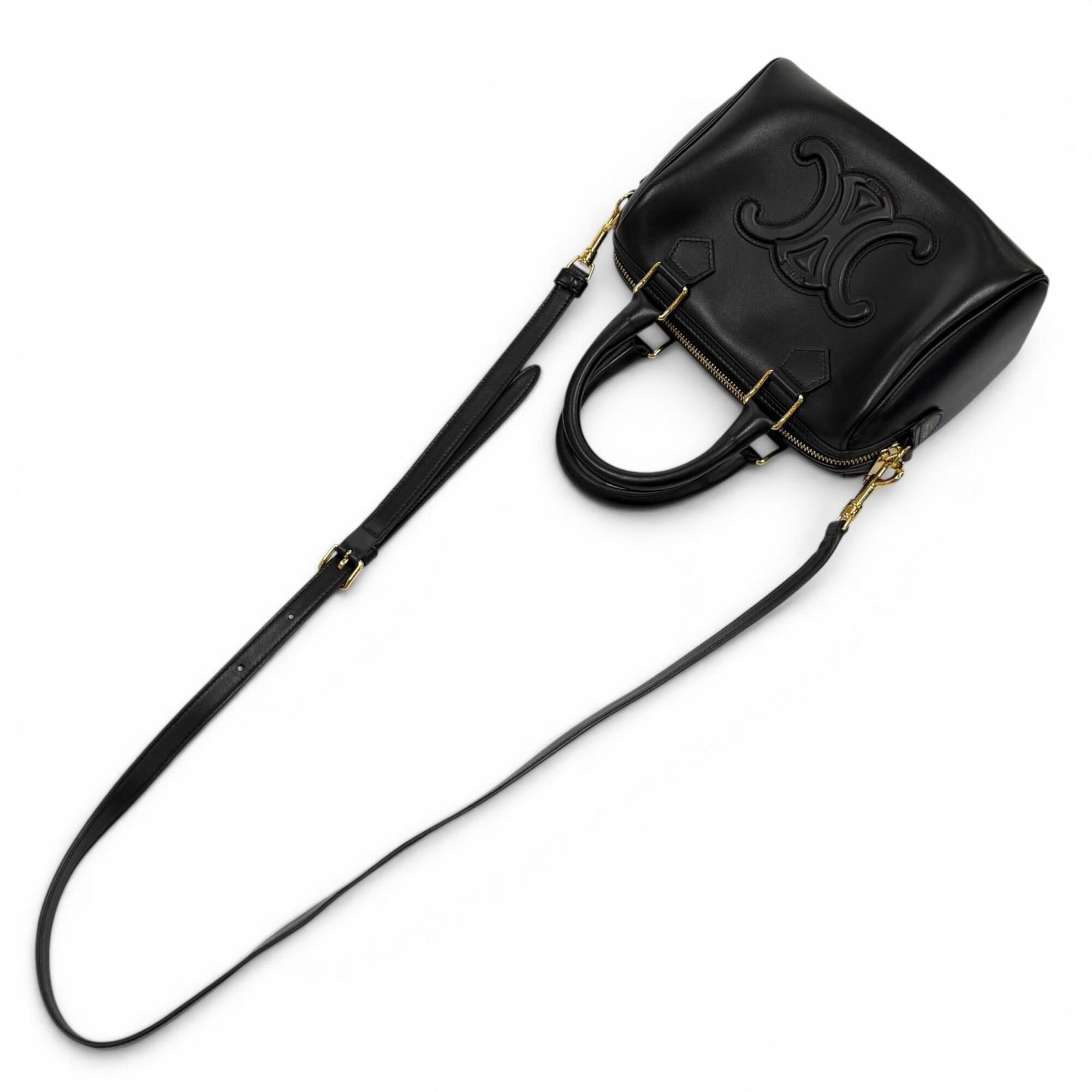 Celine Black Leather Shoulder Bag (Pre-Owned)