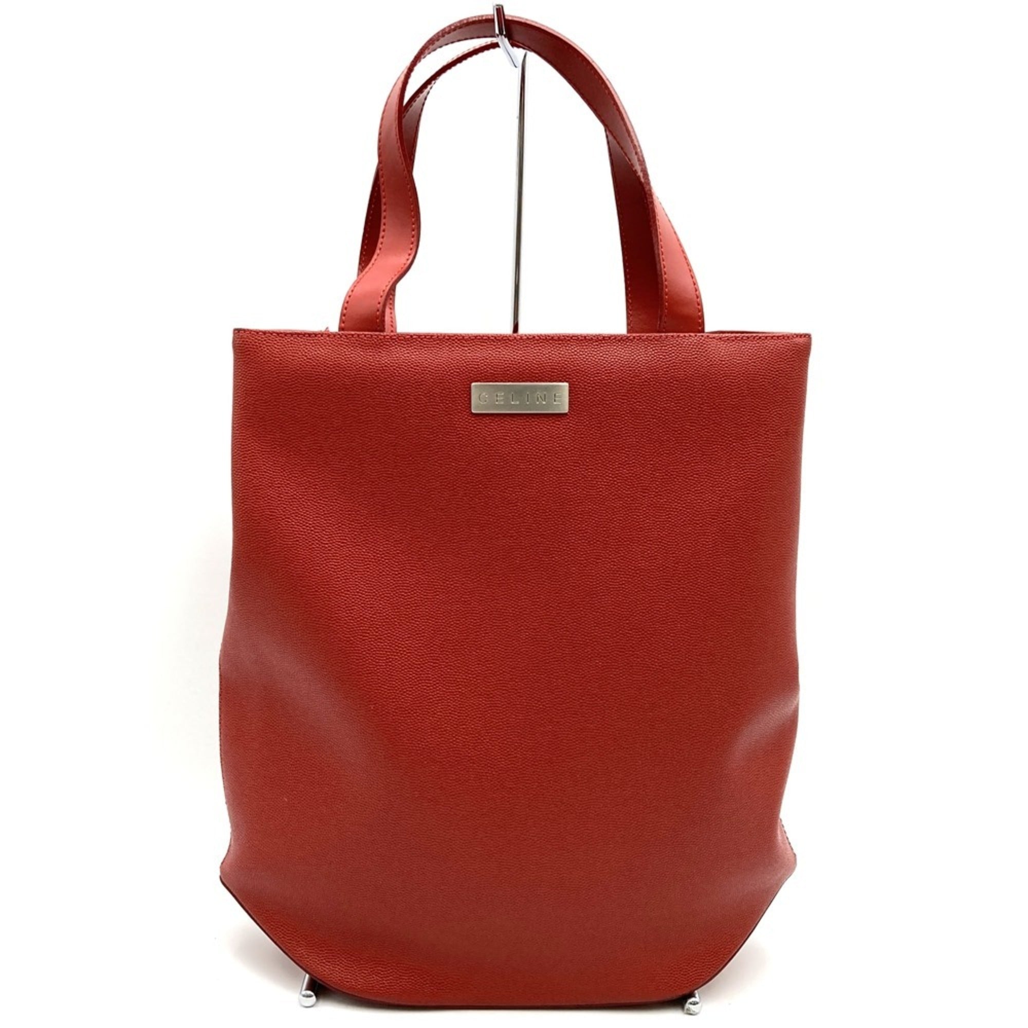Celine Red Color Leather Handbag (Pre-Owned)