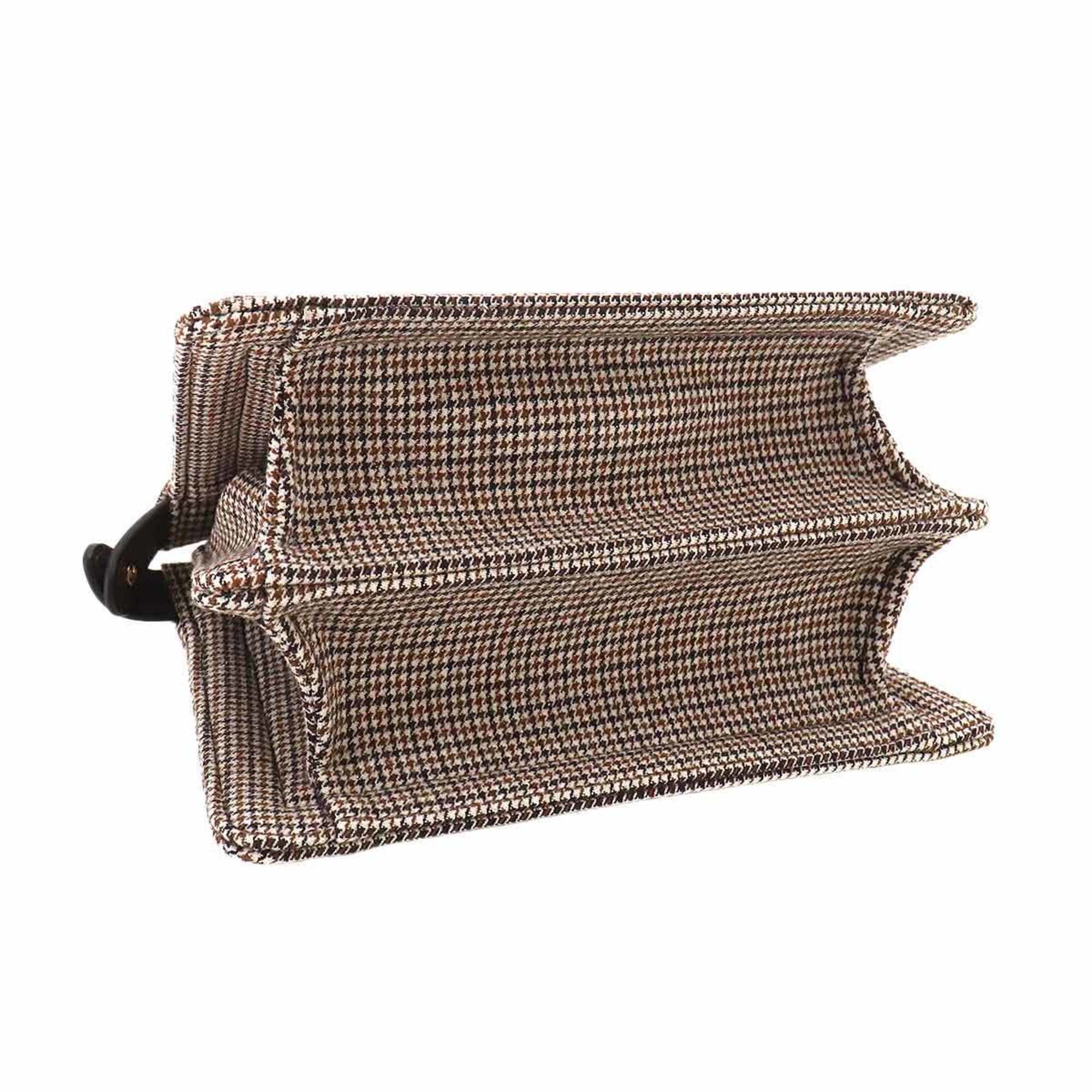 Fendi Brown Canvas Leather Handbag (Pre-Owned)
