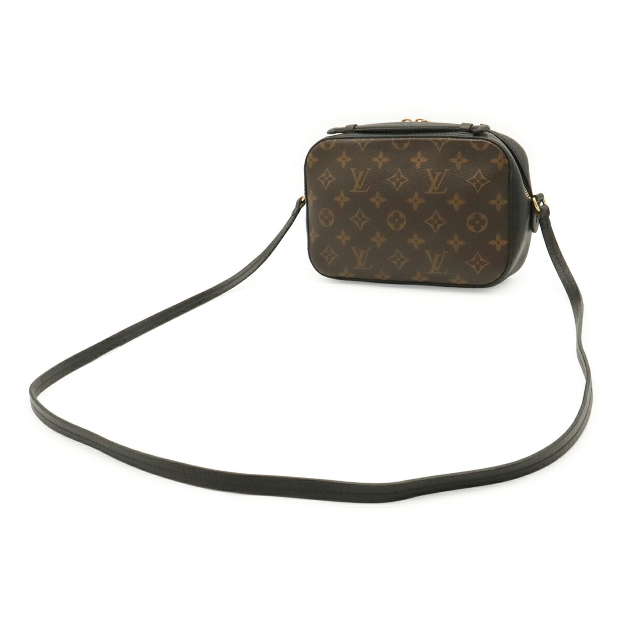 Louis Vuitton Noir Monogram Canvas Handbag Pochette Shoulder Bag (Pre-Owned)
