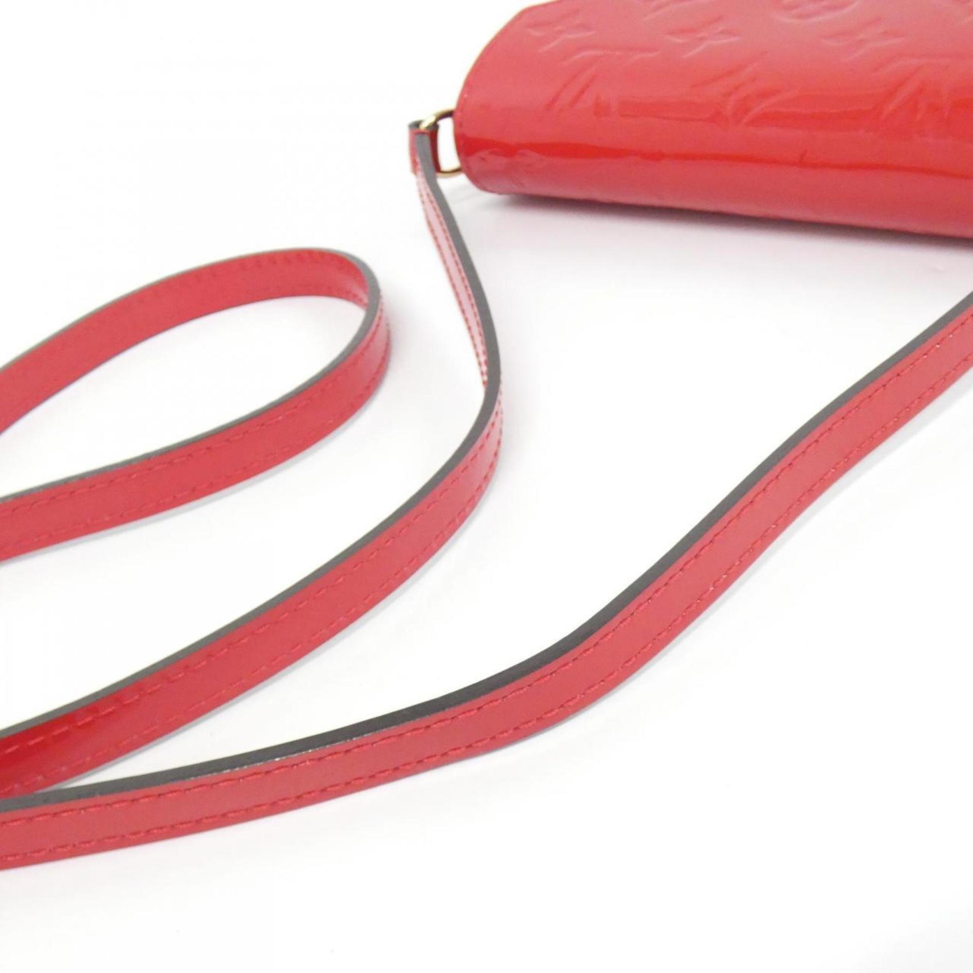 Louis Vuitton Cerise Red Color Leather Shoulder Bag (Pre-Owned)