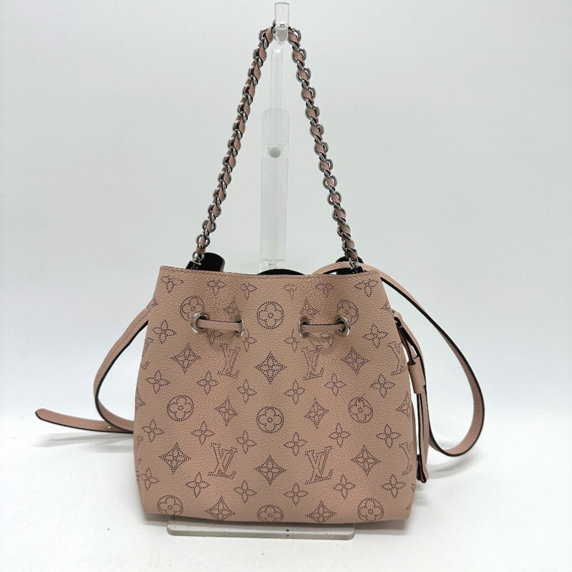 Louis Vuitton Mahina Magnolia Pink Mahina Leather Shoulder Bag (Pre-Owned)