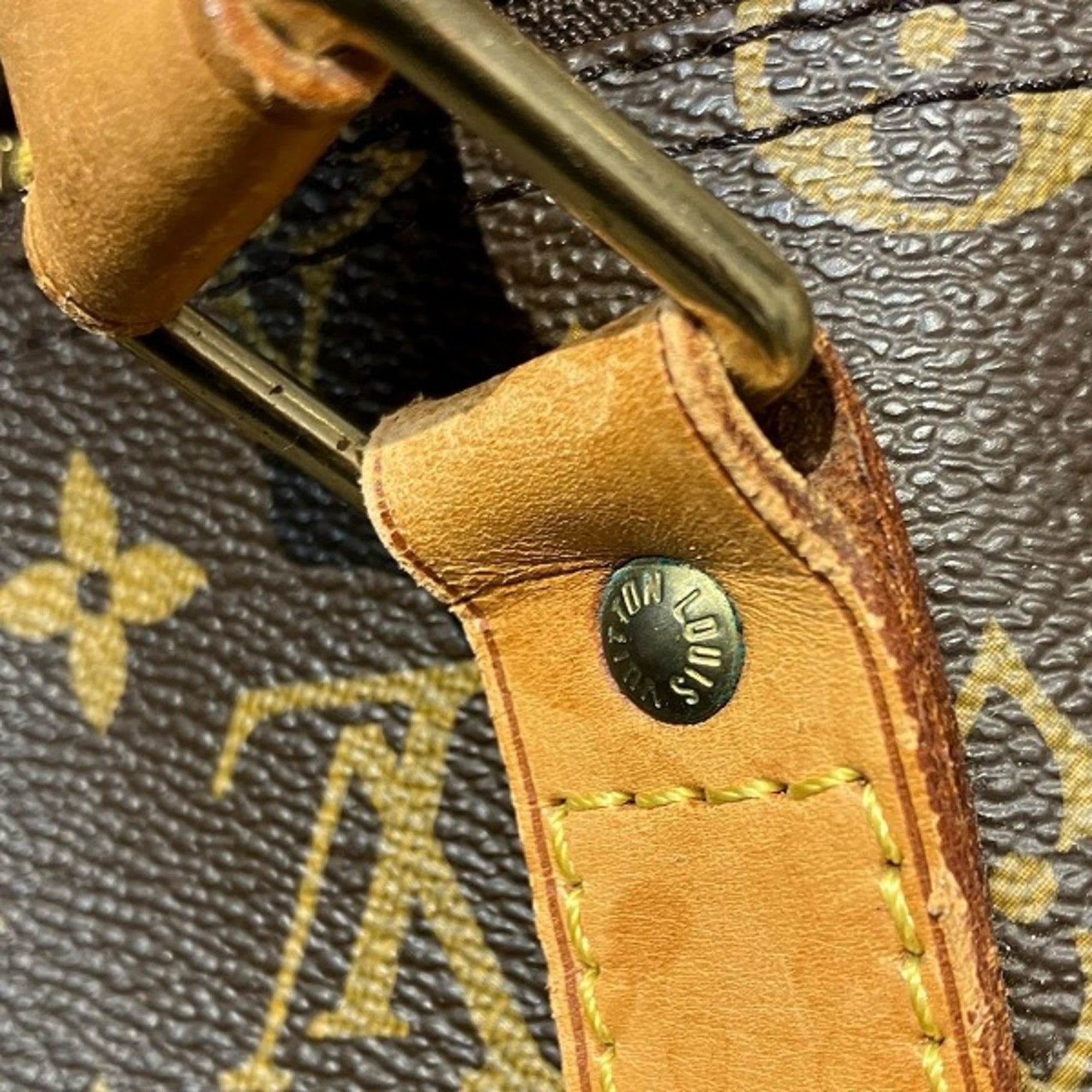 Louis Vuitton Brown Monogram Boston Bag Handbag (Pre-Owned)
