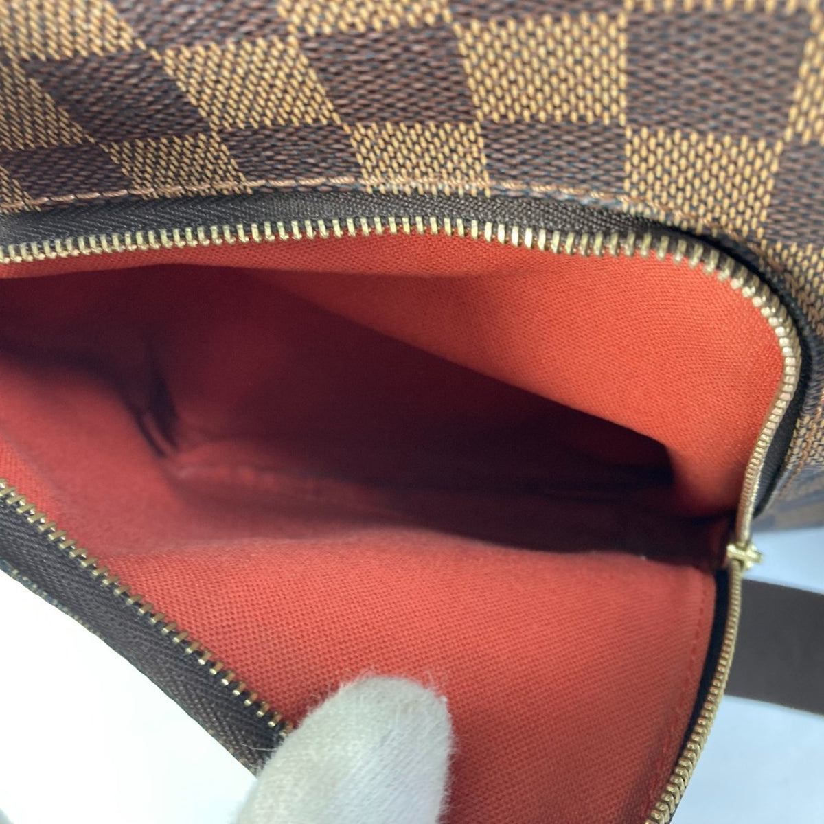 Louis Vuitton Brown Damier Canvas Ebene Damier Canvas Shoulder Bag (Pre-Owned)