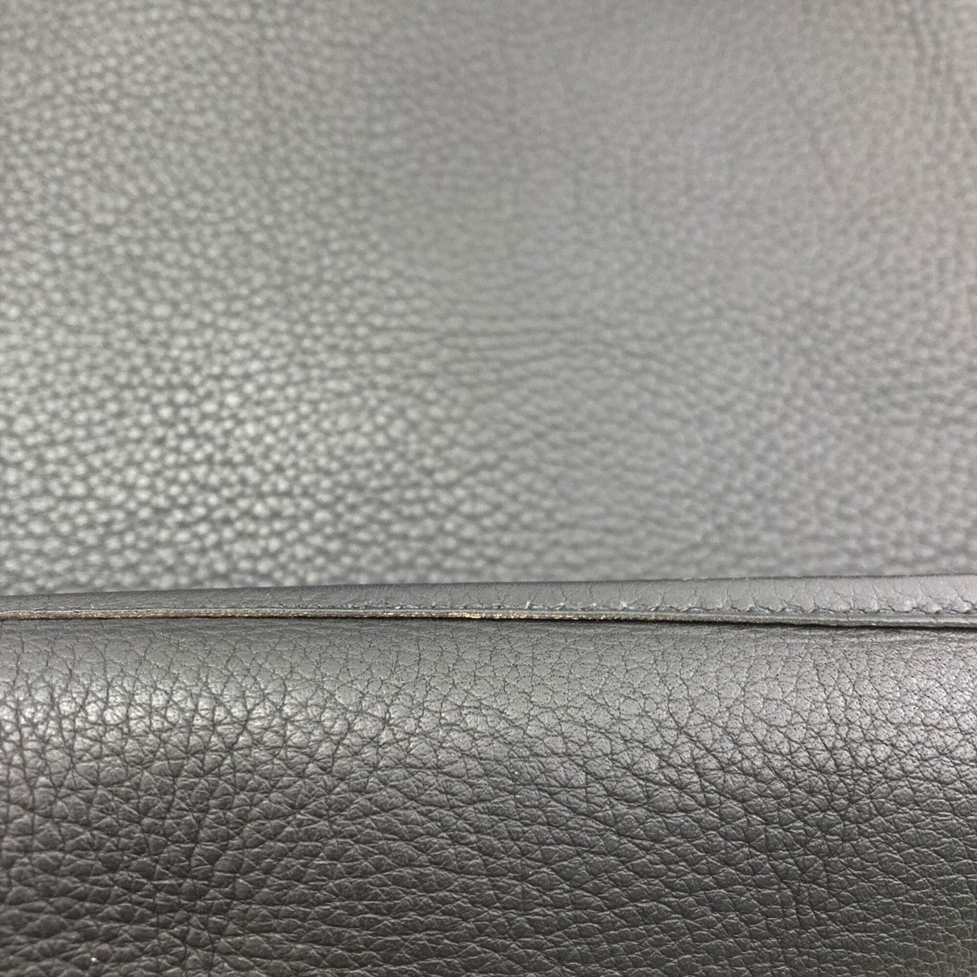 Hermes Black Togo Leather Shoulder Bag (Pre-Owned)