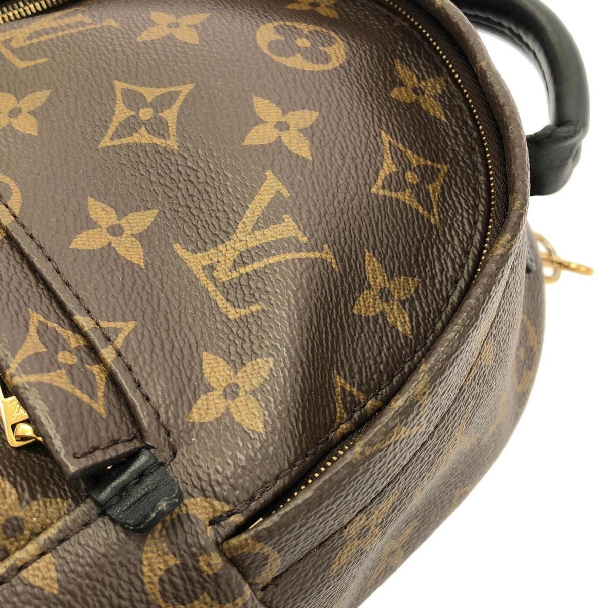 Louis Vuitton Marron Coated Canvas Backpack (Pre-Owned)