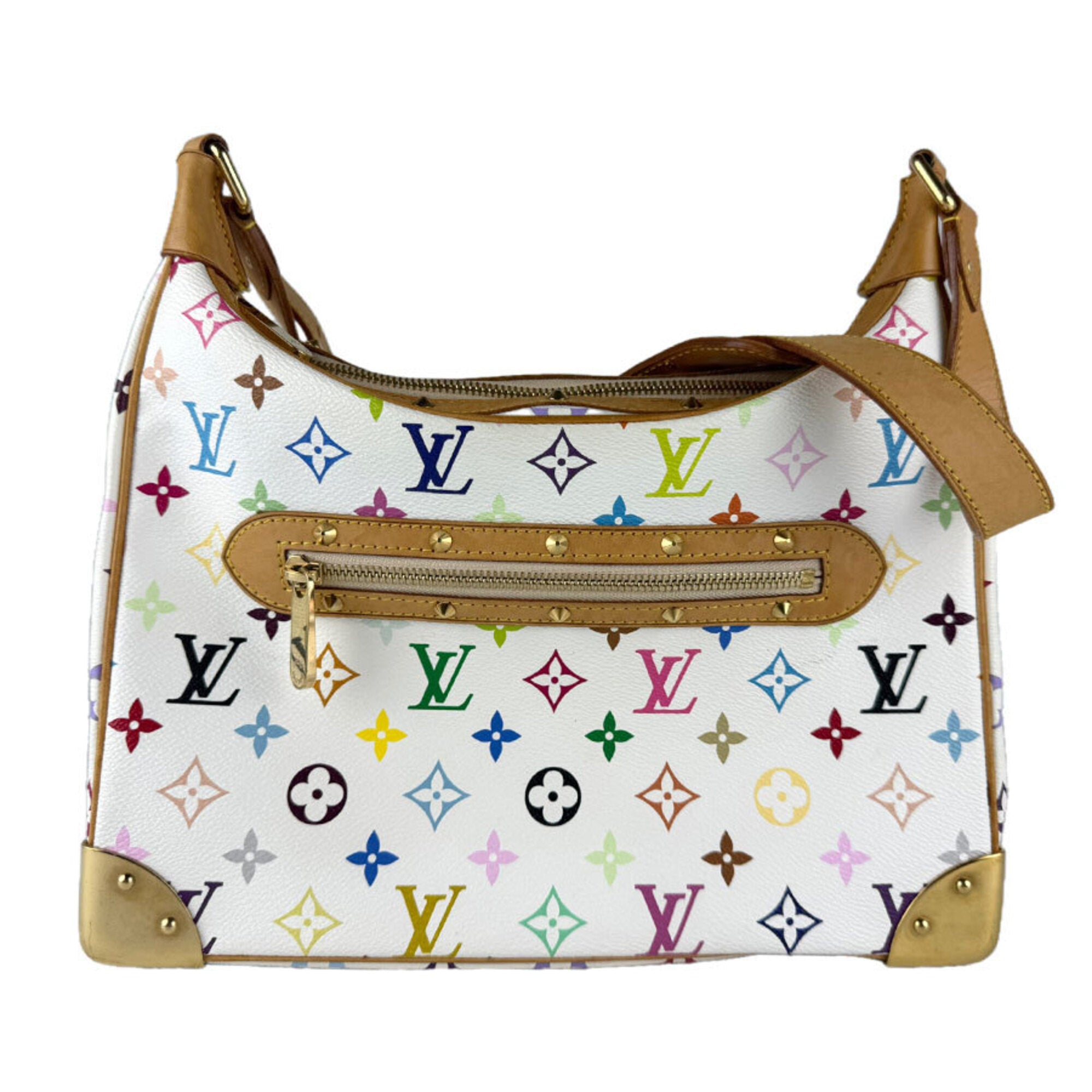 Louis Vuitton Blanc Multi-Color Monogram Multicolore Shoulder Bag (Pre-Owned)