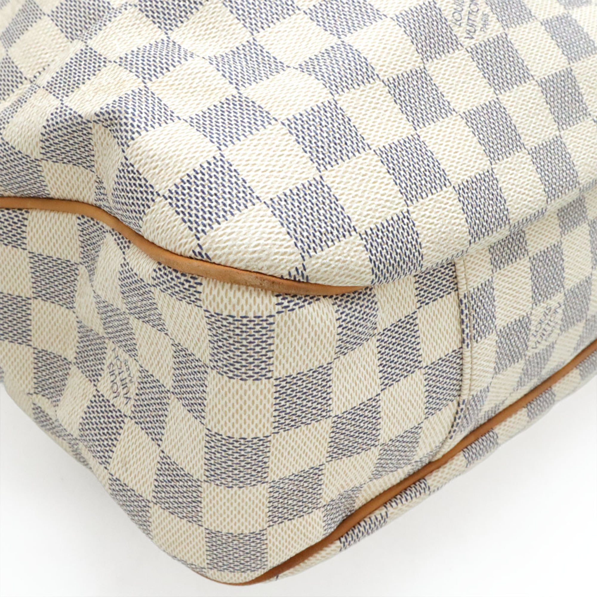 Louis Vuitton Ivory Damier Azur Canvas Pvc Coated Canvas Handbag Tote Bag (Pre-Owned)