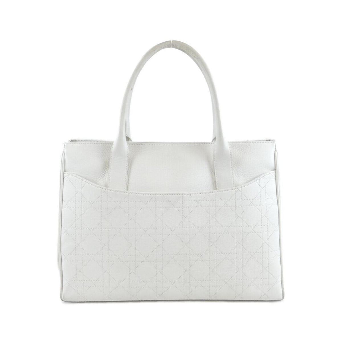 Christian Dior White Leather Handbag (Pre-Owned)