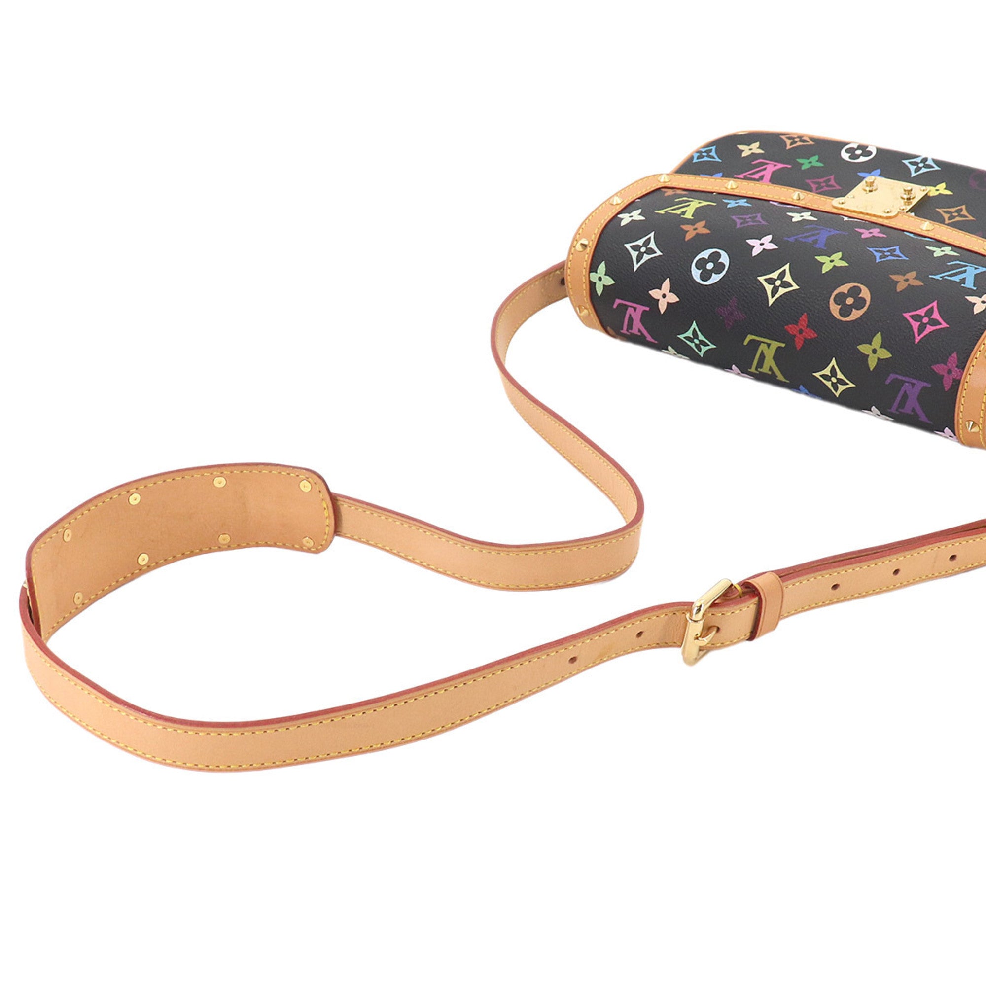 Louis Vuitton Multi-Color Noir Monogram Multicolore Shoulder Bag (Pre-Owned)