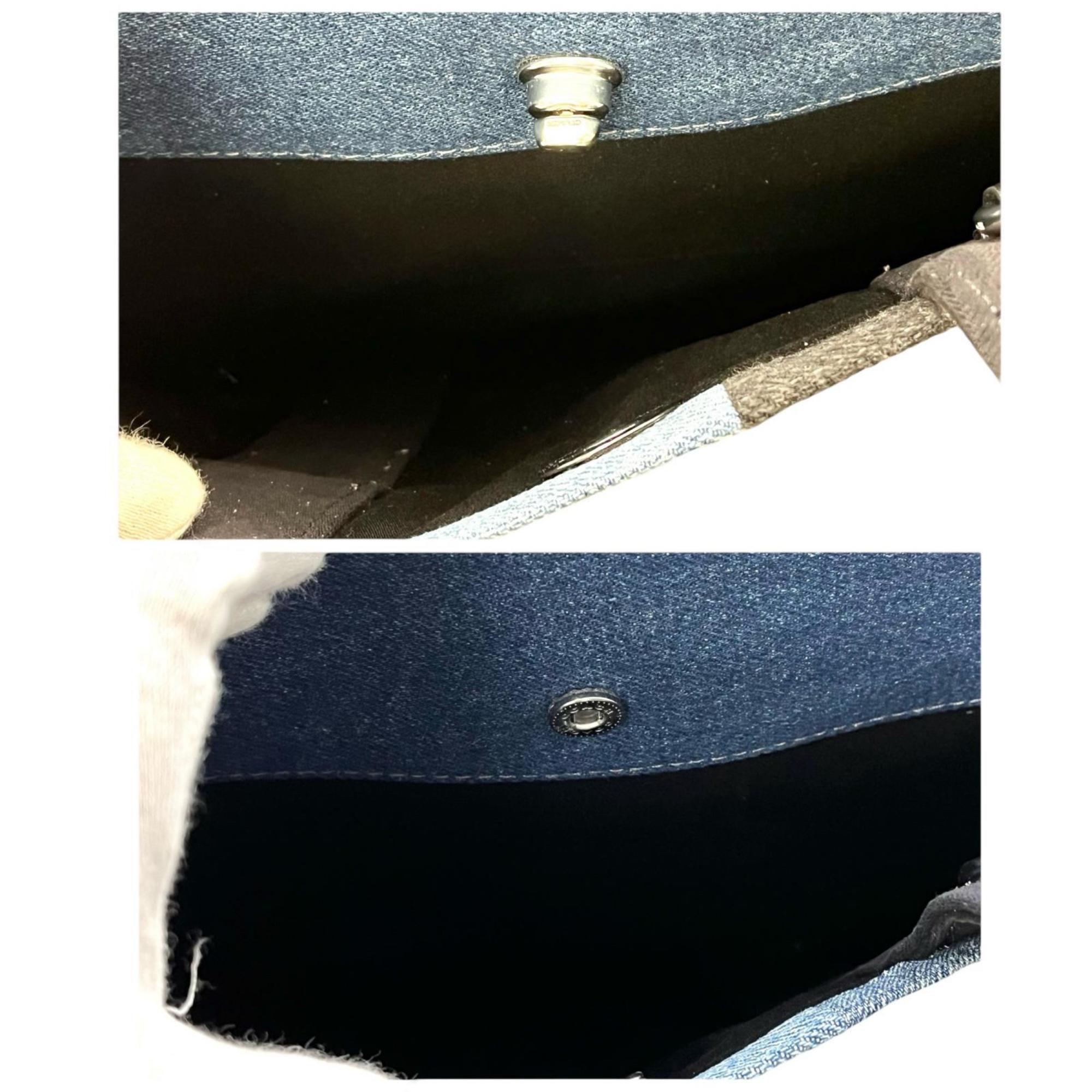 Coach Blue Denim Handbag (Pre-Owned)
