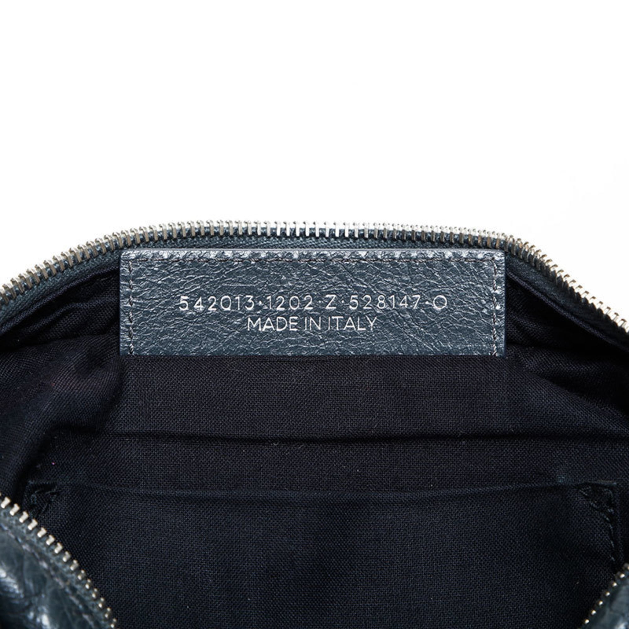Balenciaga Gray Leather Fanny Pack (Pre-Owned)