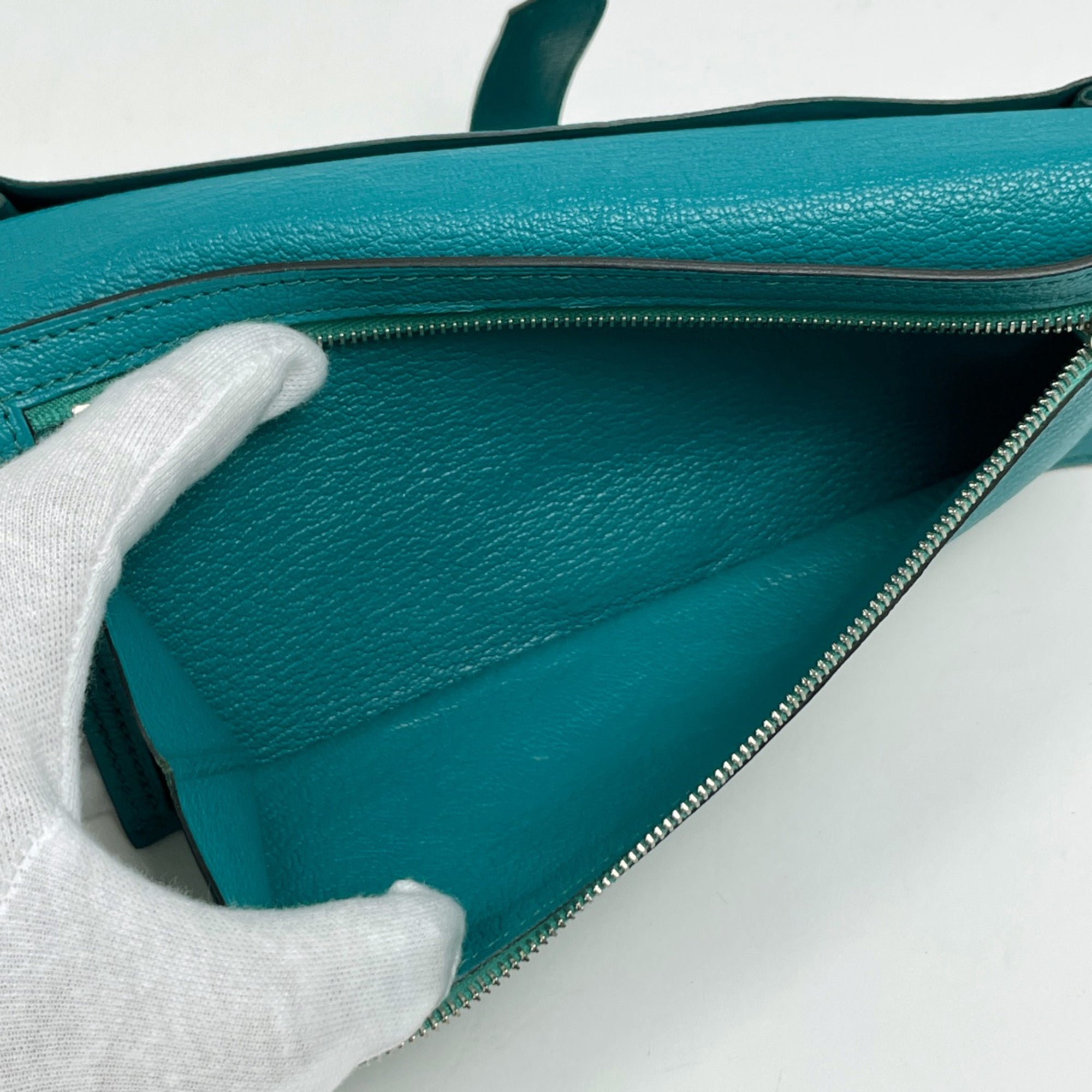 Hermes Soufre Chevre Leather Long Wallet (Bi-Fold) (Pre-Owned)