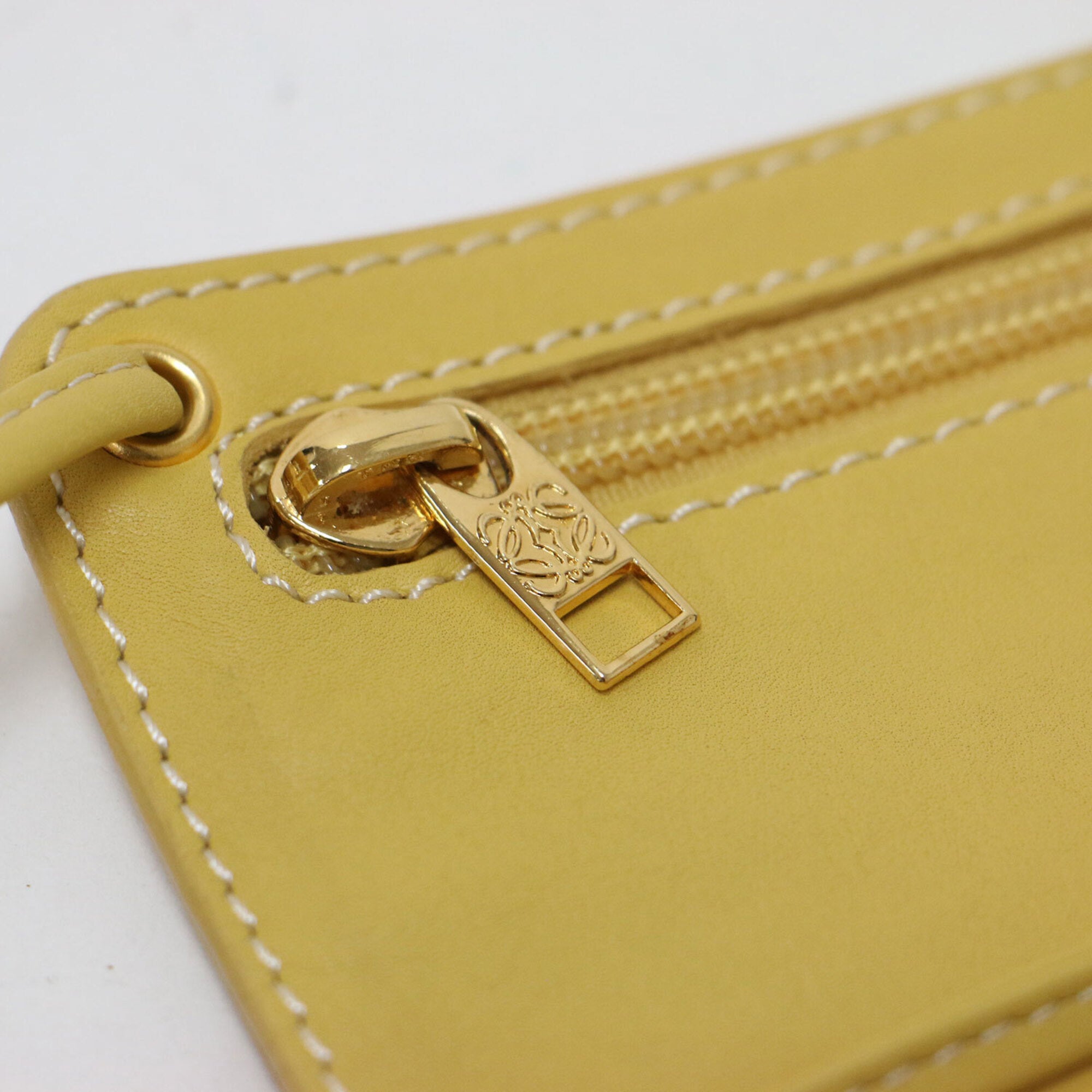 Loewe Yellow Leather Backpack (Pre-Owned)