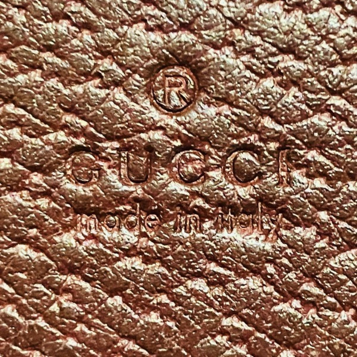 Gucci Gg Supreme Bordeaux Gg Supreme Leather Wallet (Bi-Fold) (Pre-Owned)