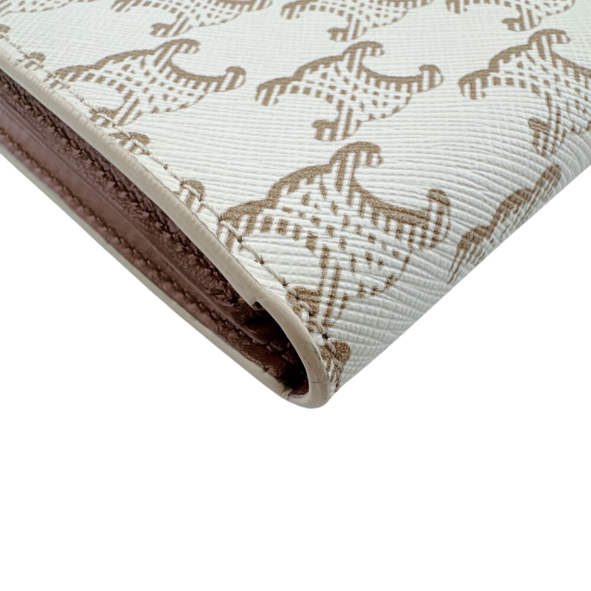 Celine White Leather Wallet (Bi-Fold) (Pre-Owned)