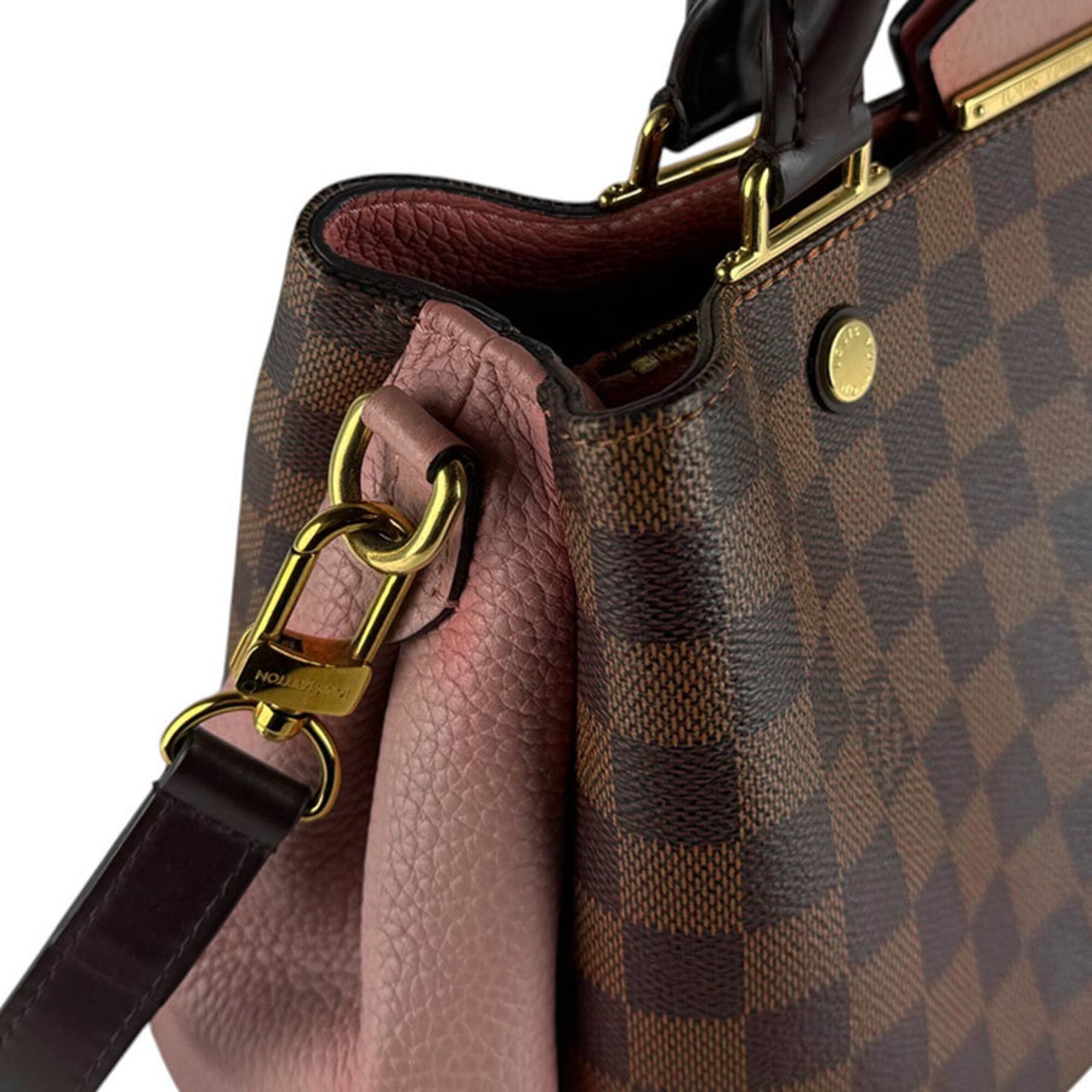 Louis Vuitton Ebene Magnolia Damier Canvas Handbag Shoulder Bag (Pre-Owned)