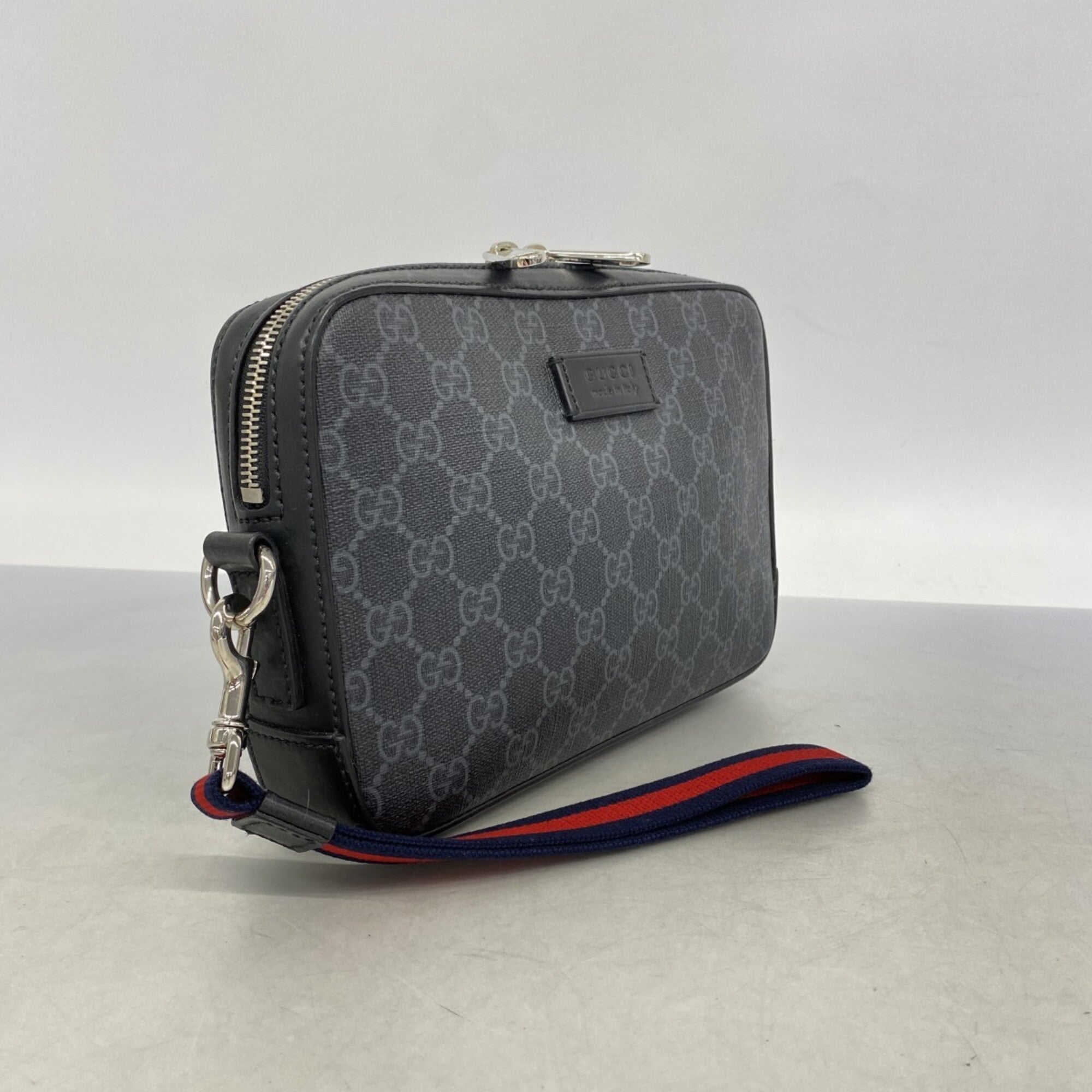 Gucci Black Pvc Clutch Bag (Pre-Owned)