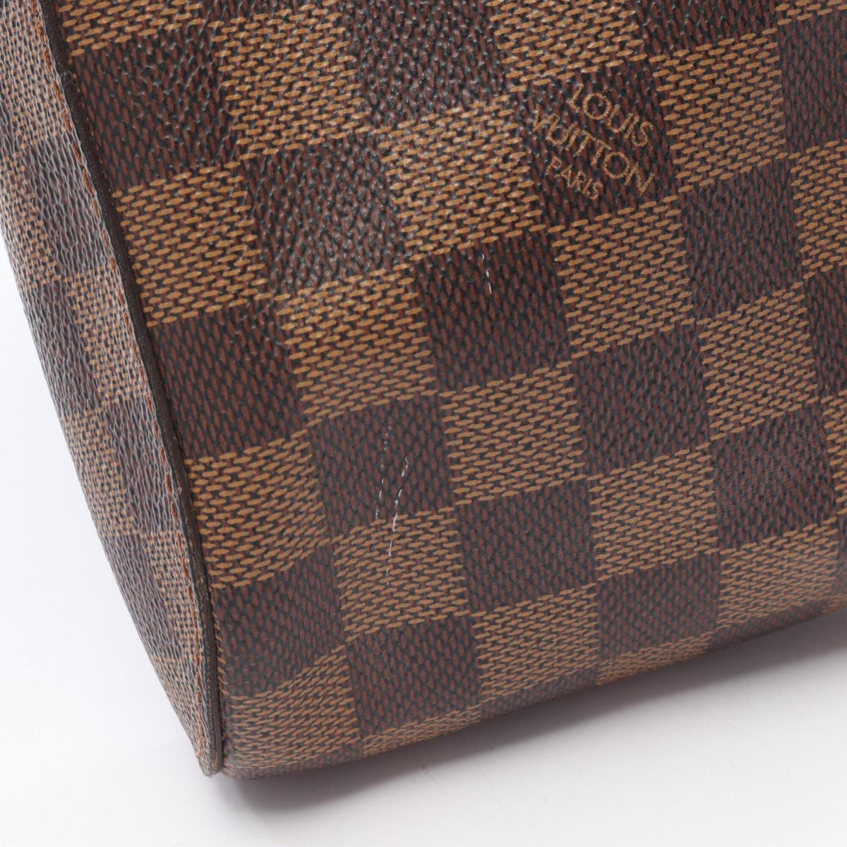 Louis Vuitton Brown Ebene Coated Canvas Fanny Pack Handbag (Pre-Owned)