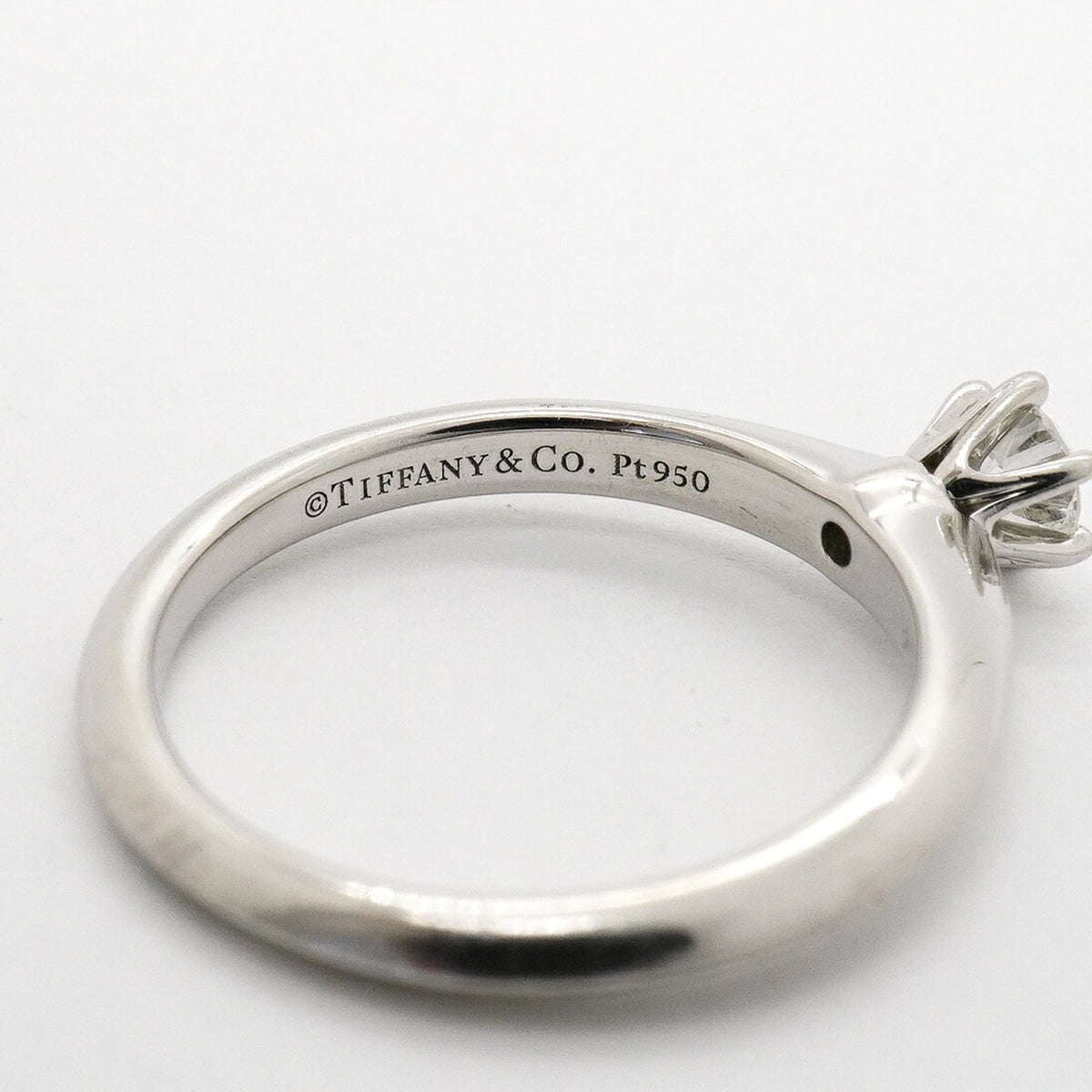 Tiffany Platinum 950 Band Ring (Pre-Owned)