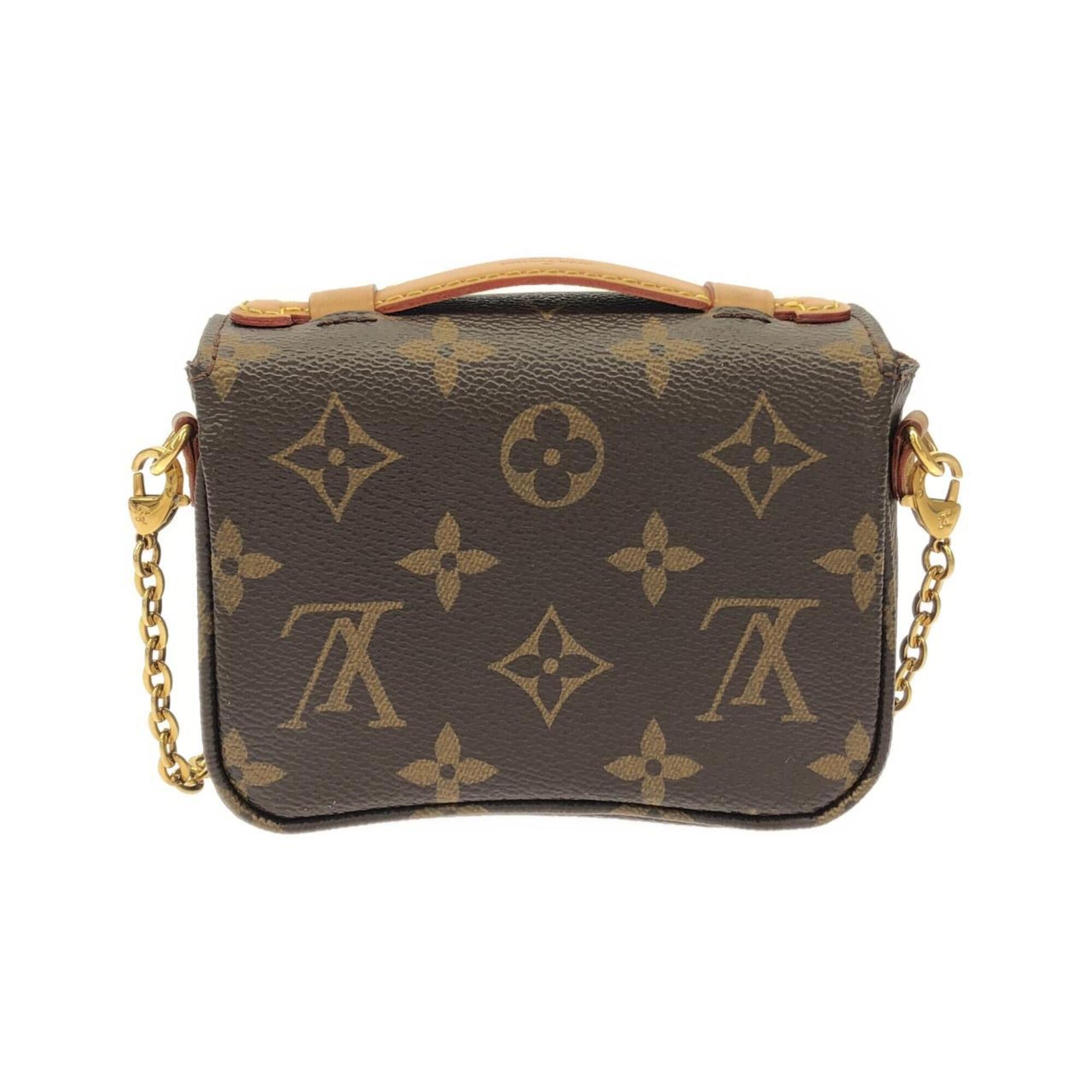 Louis Vuitton Monogram Marron Coated Canvas Shoulder Bag (Pre-Owned)