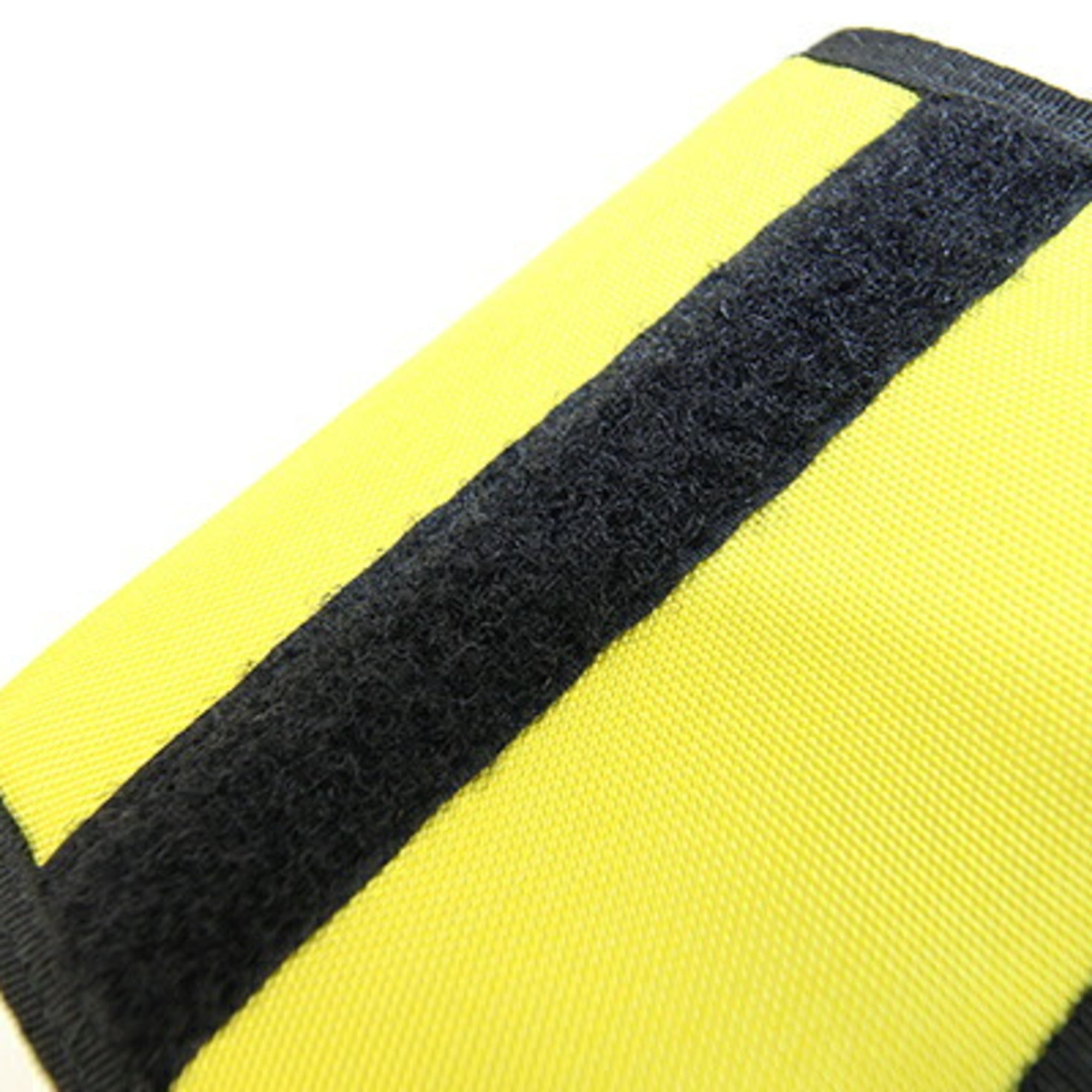 Balenciaga Black Yellow Nylon Wallet (Tri-Fold) (Pre-Owned)