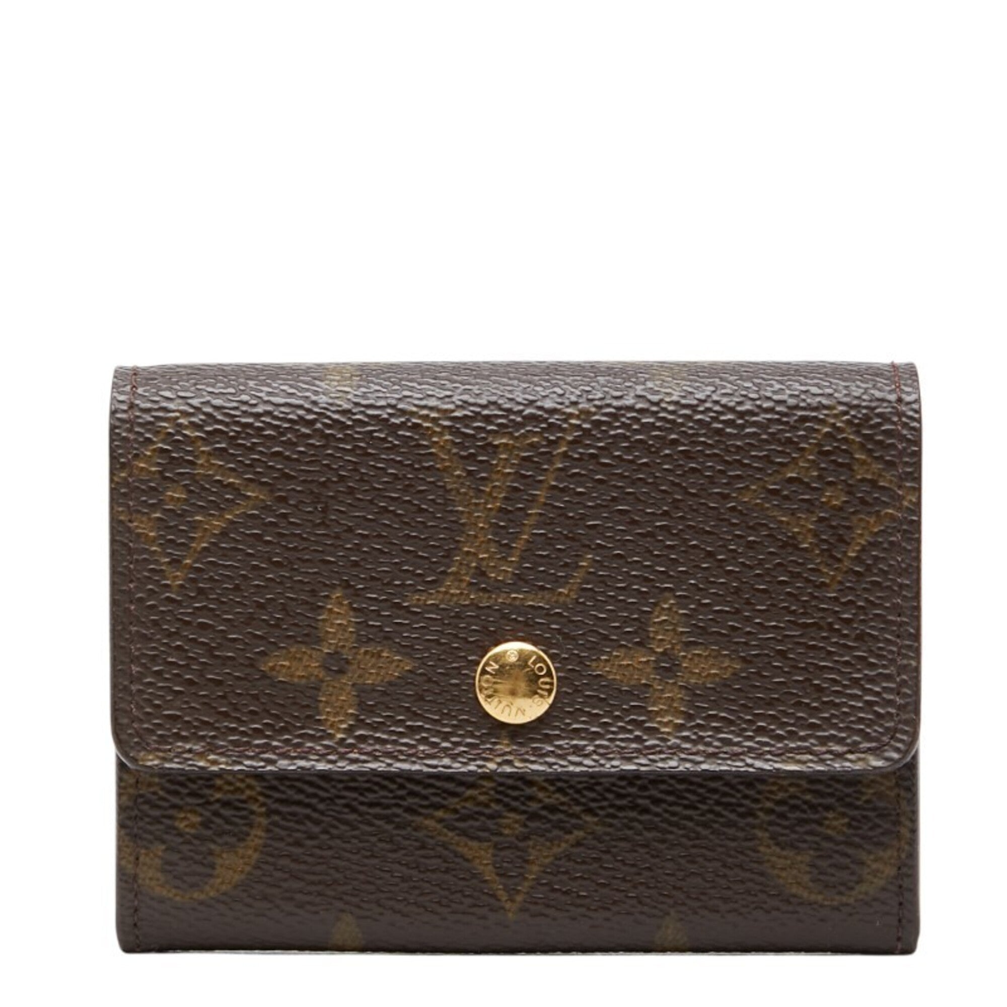 Louis Vuitton Monogram Brown Pvc Leather Coin Purse/Coin Case (Pre-Owned)