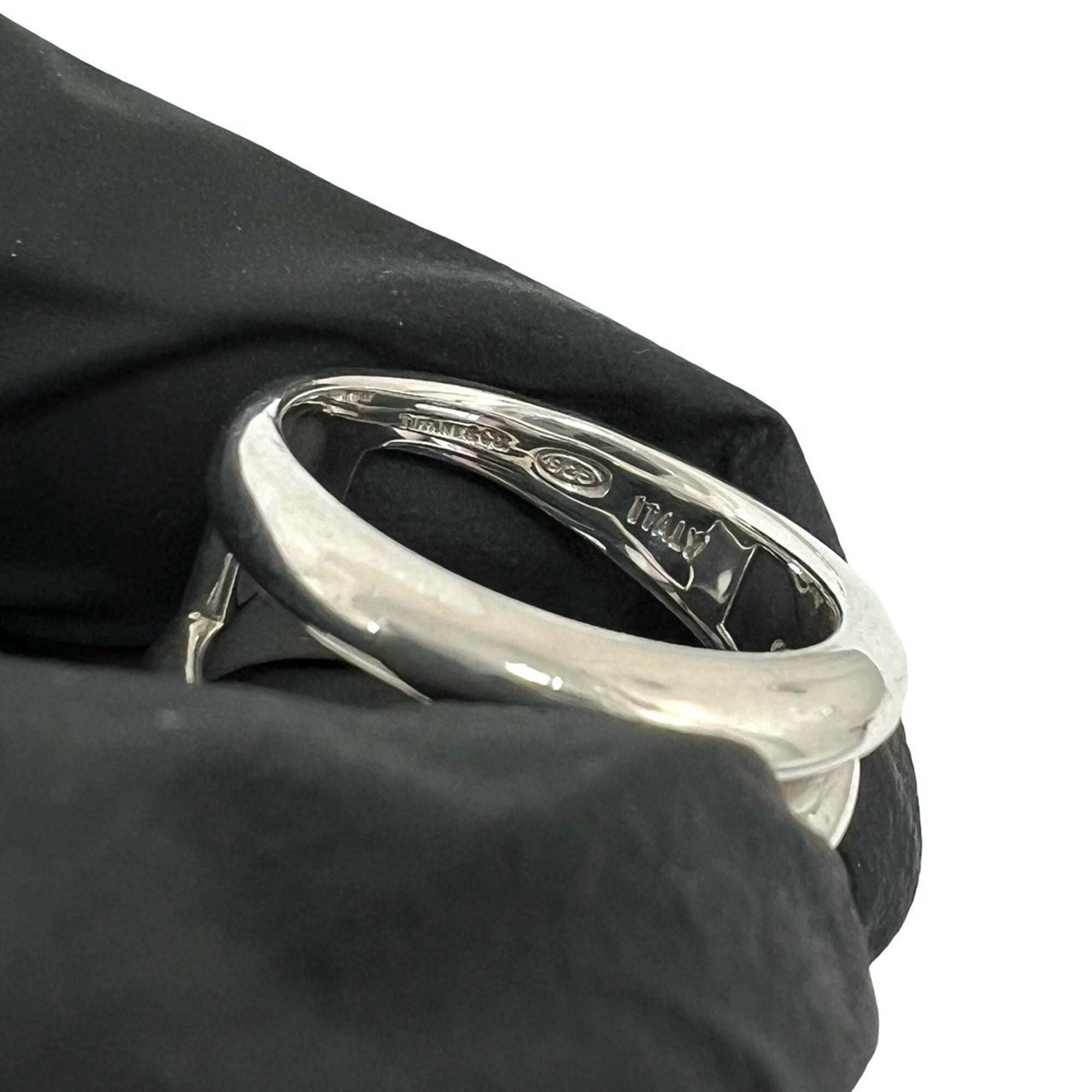 Tiffany Silver Silver 925 Band Ring (Pre-Owned)
