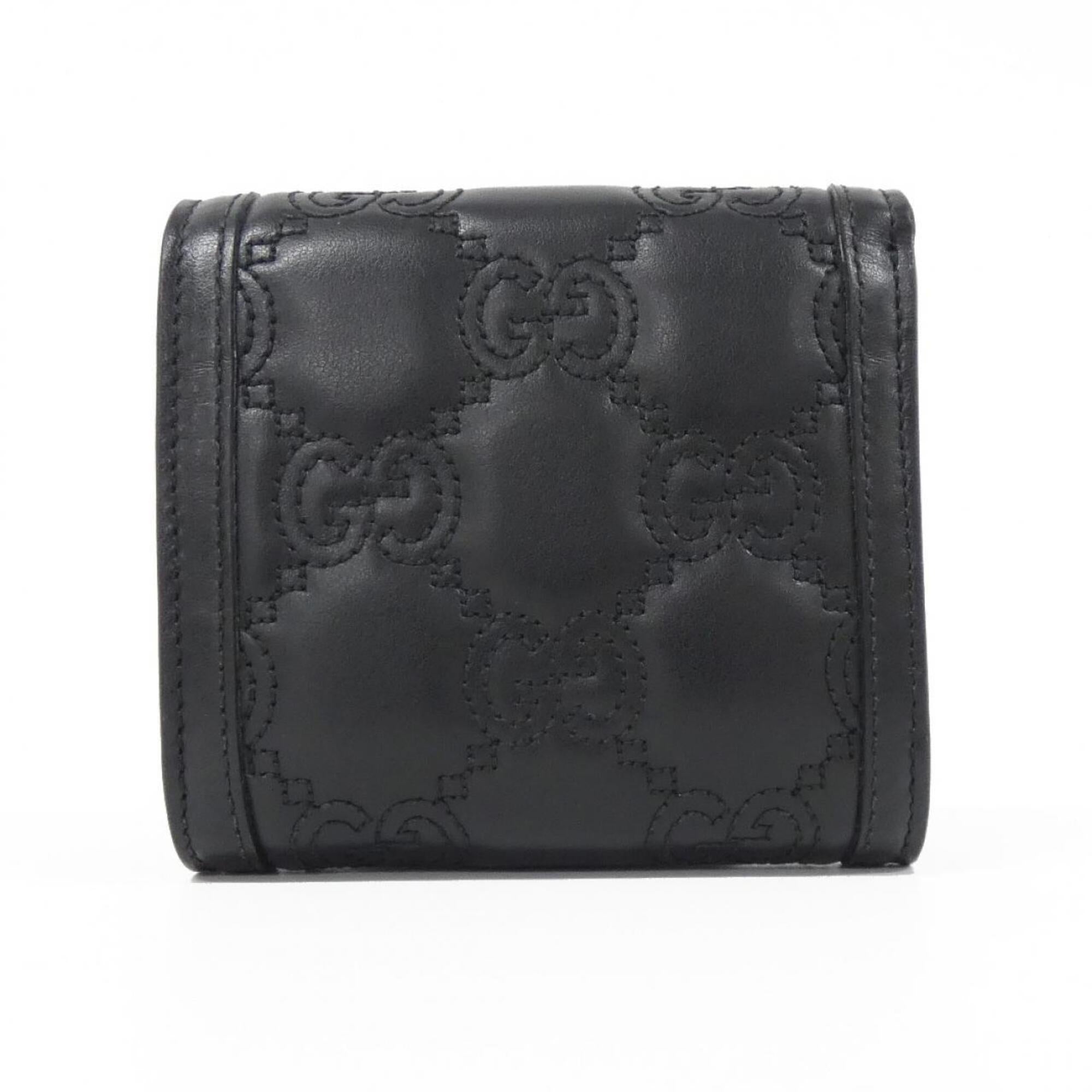 Gucci Black Leather Wallet (Bi-Fold) (Pre-Owned)