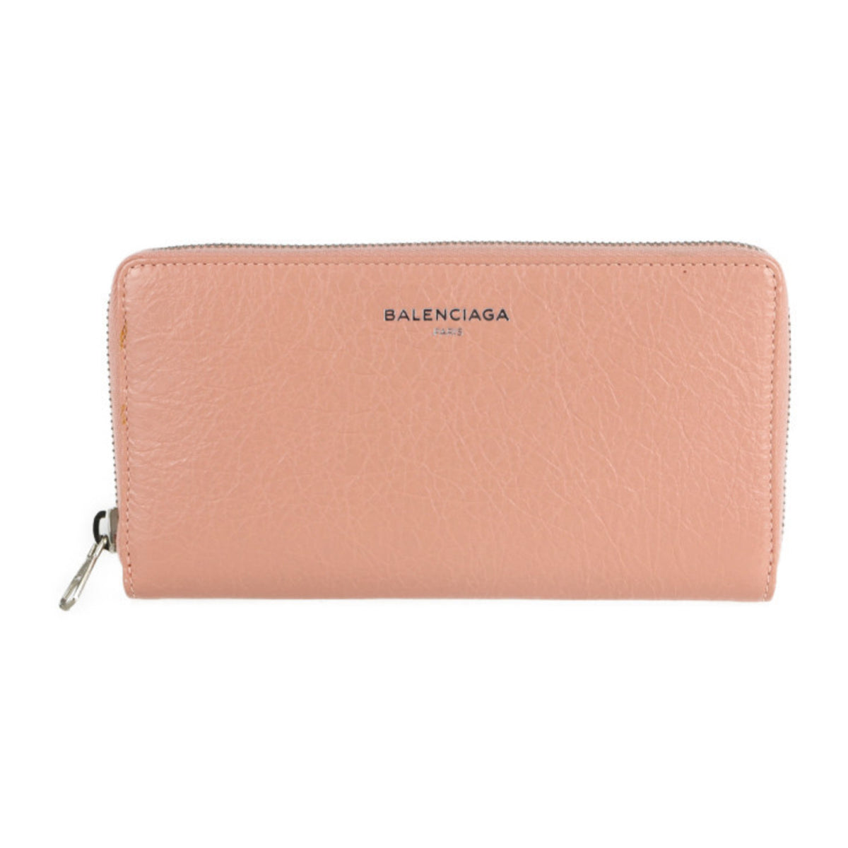 Balenciaga Pink Beige Leather Coin Purse/Coin Case (Pre-Owned)