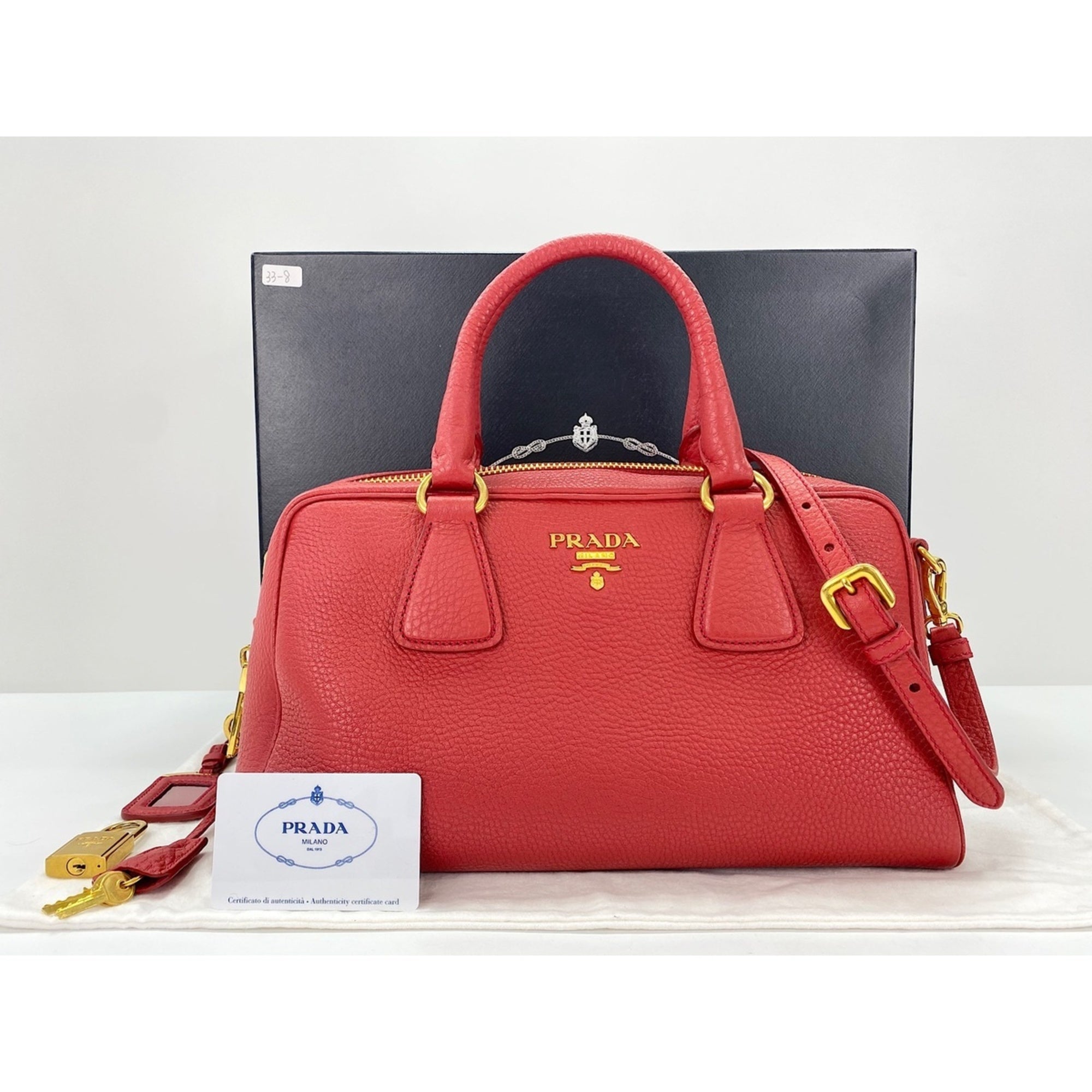 Prada Red Color Tote Bag (Pre-Owned)