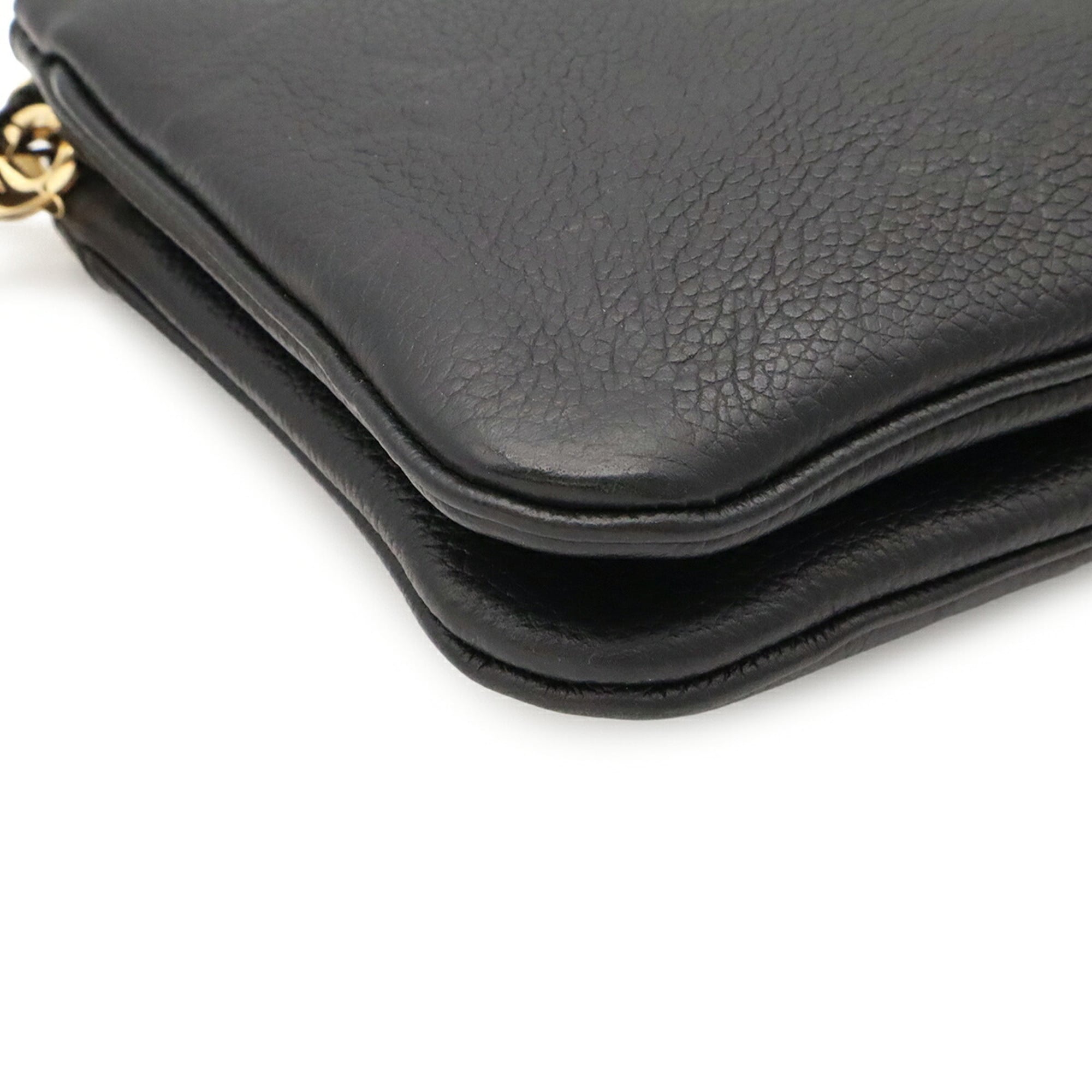 Louis Vuitton Noir Monogram Empreinte Leather Pochette Shoulder Bag (Pre-Owned)