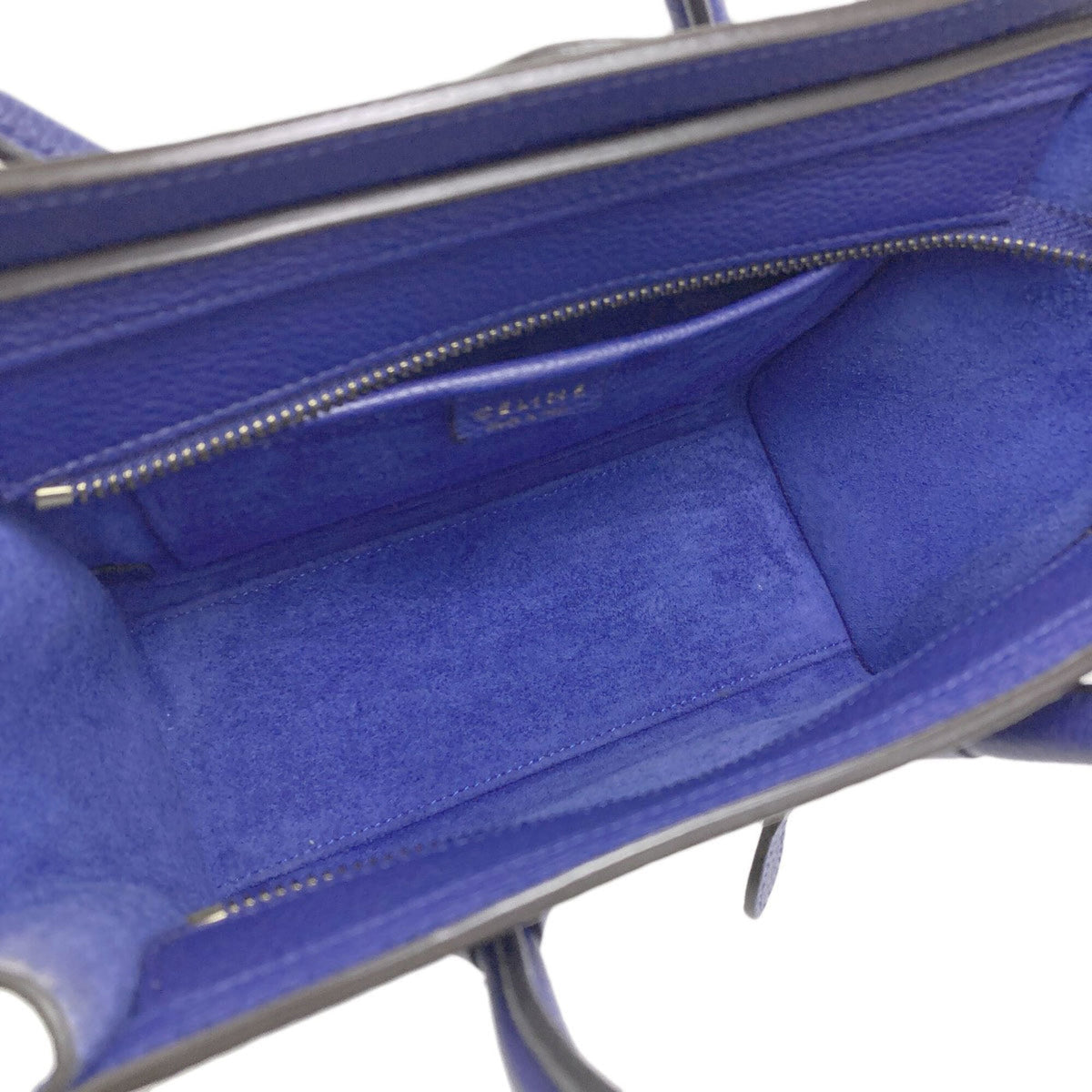 Celine Blue Leather Handbag (Pre-Owned)