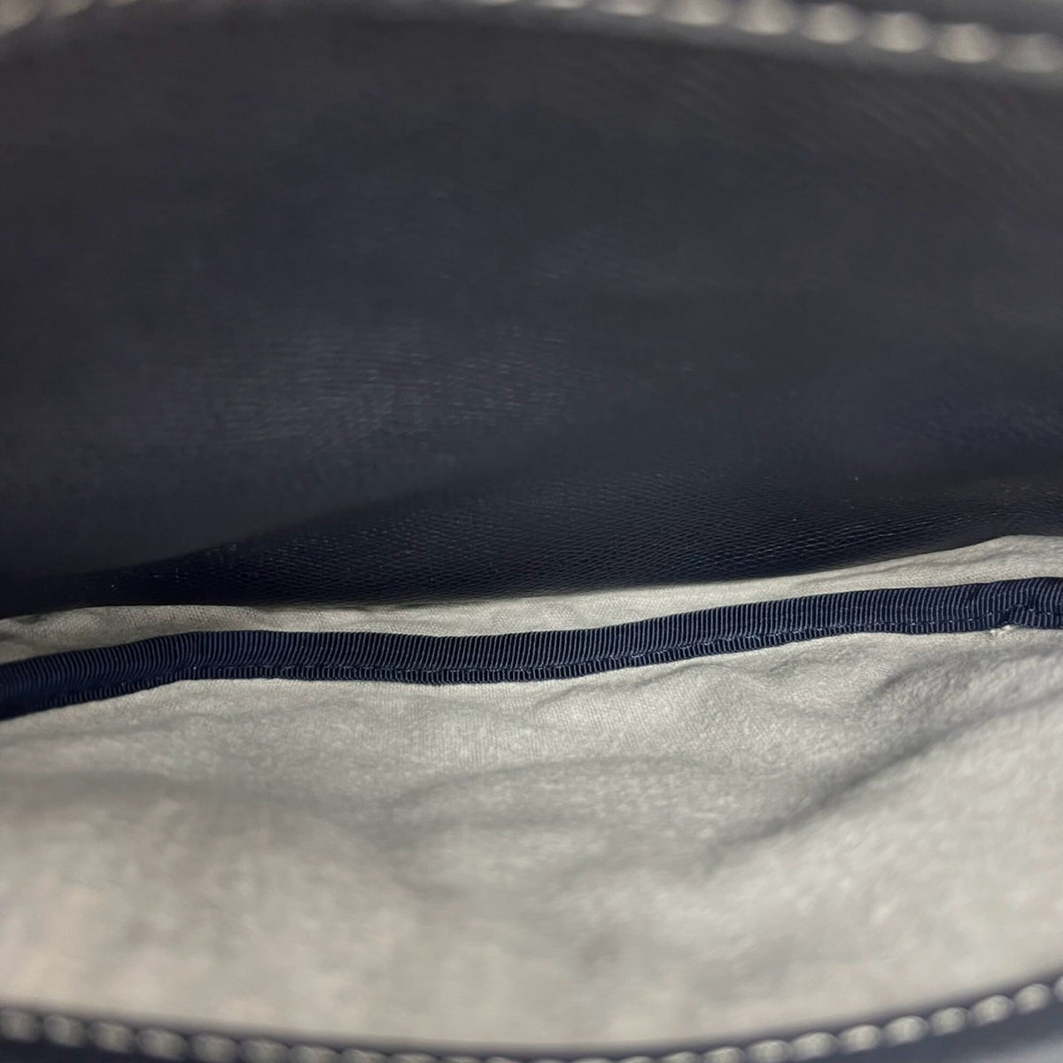 Loewe Navy Leather Pochette Shoulder Bag (Pre-Owned)